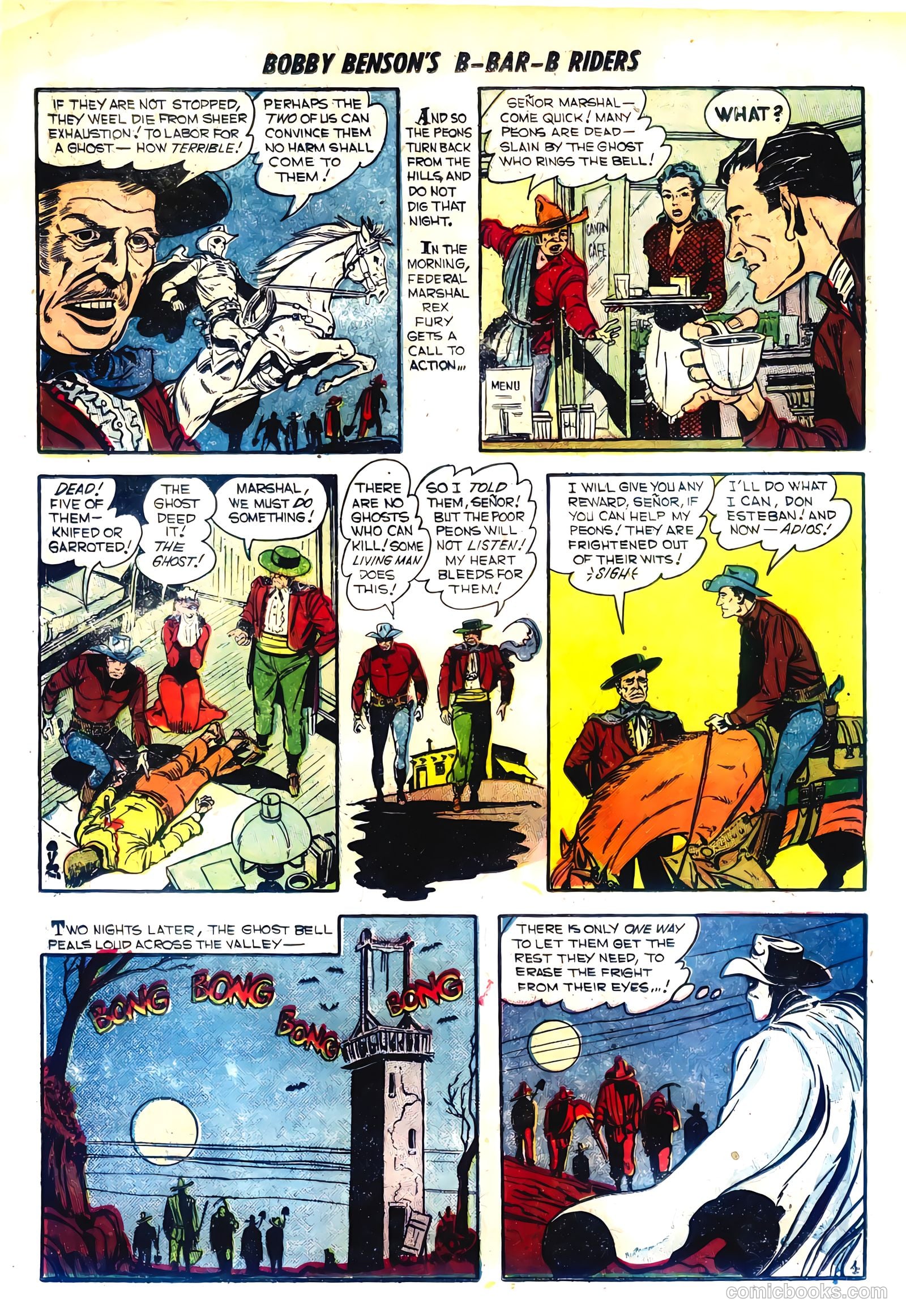 Bobby Benson's B-Bar-B Riders #14 (1952) — page 30 of 36