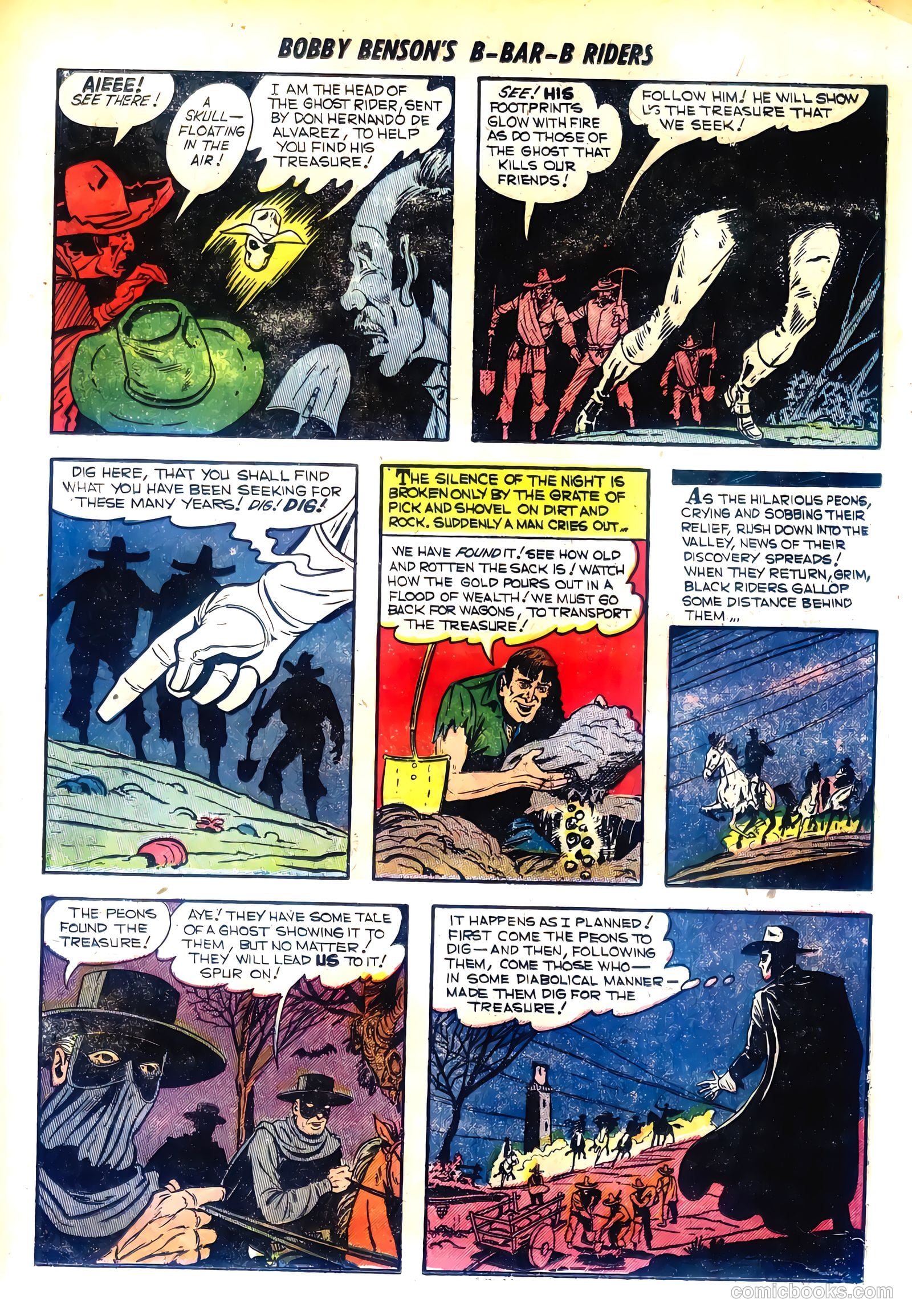 Bobby Benson's B-Bar-B Riders #14 (1952) — page 31 of 36
