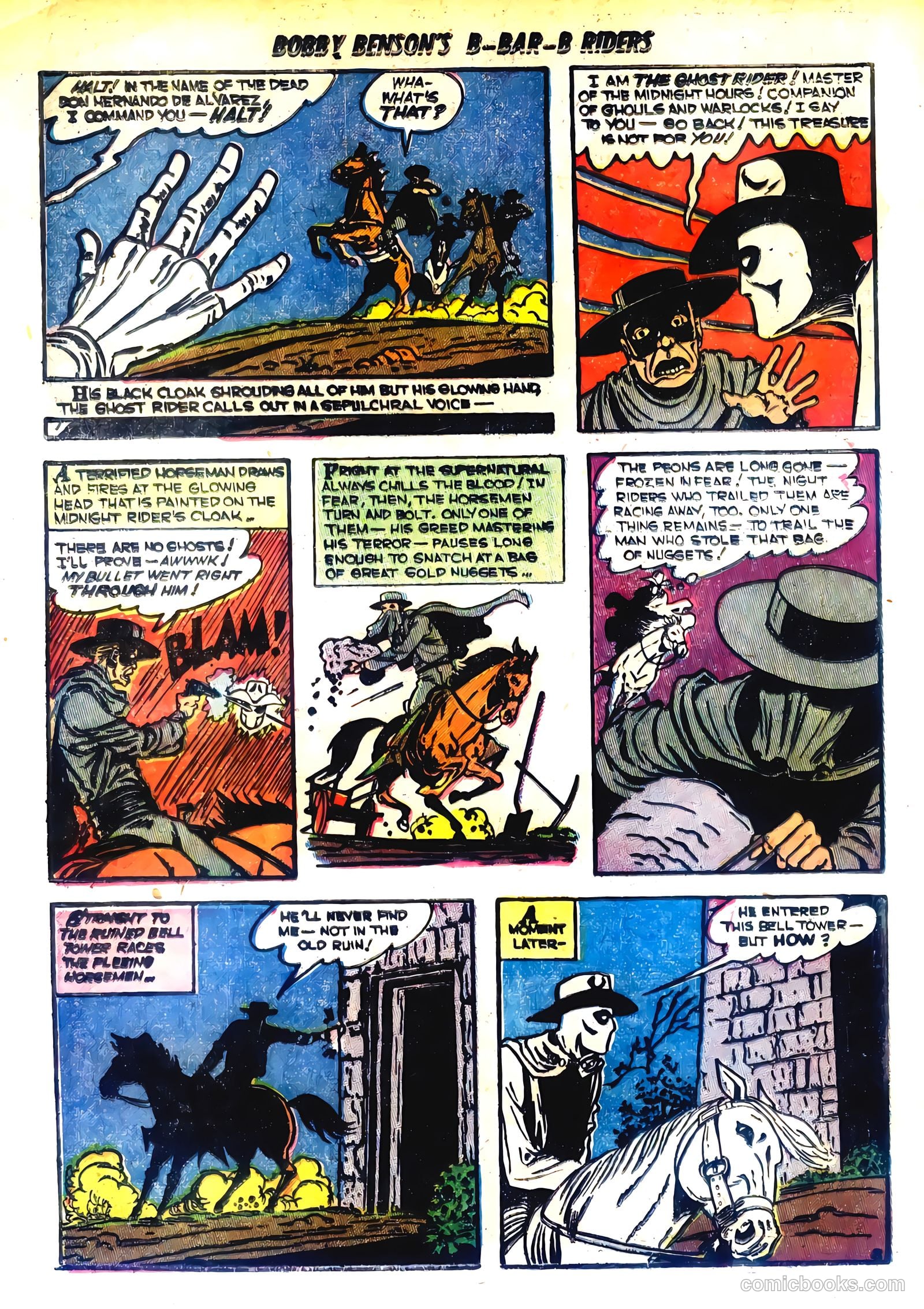 Bobby Benson's B-Bar-B Riders #14 (1952) — page 32 of 36