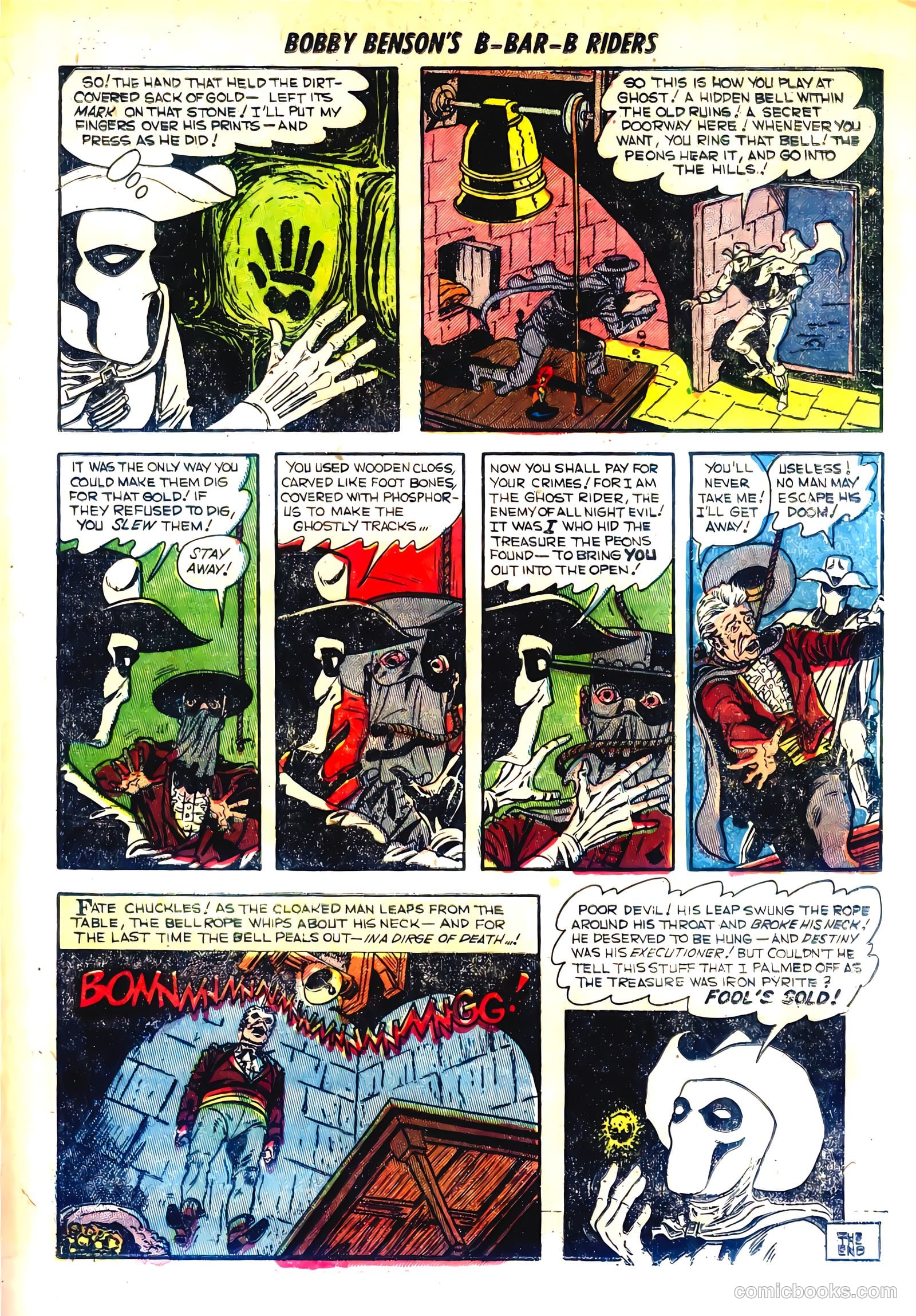 Bobby Benson's B-Bar-B Riders #14 (1952) — page 33 of 36