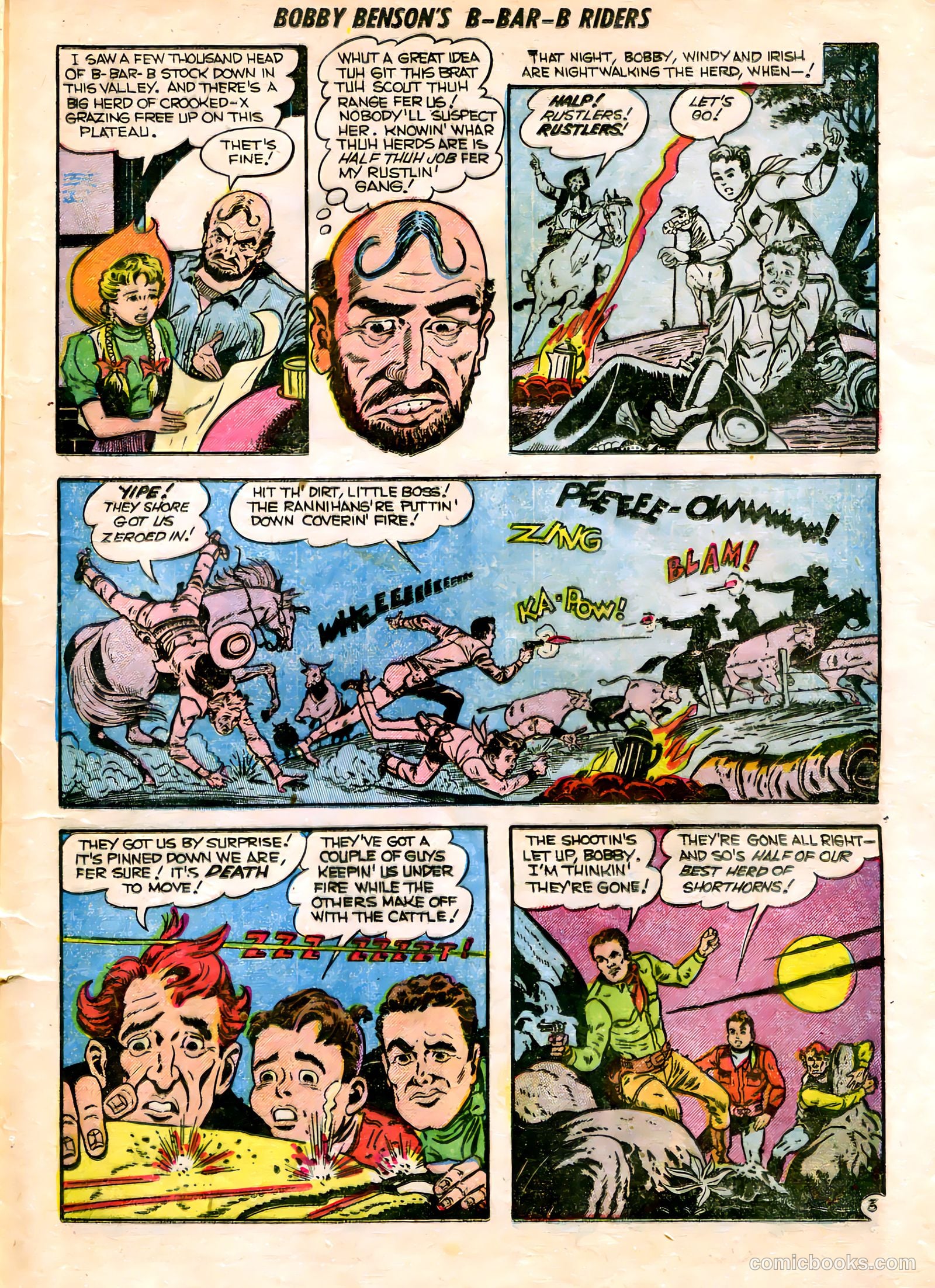 Bobby Benson's B-Bar-B Riders #15 (1952) — page 5 of 36