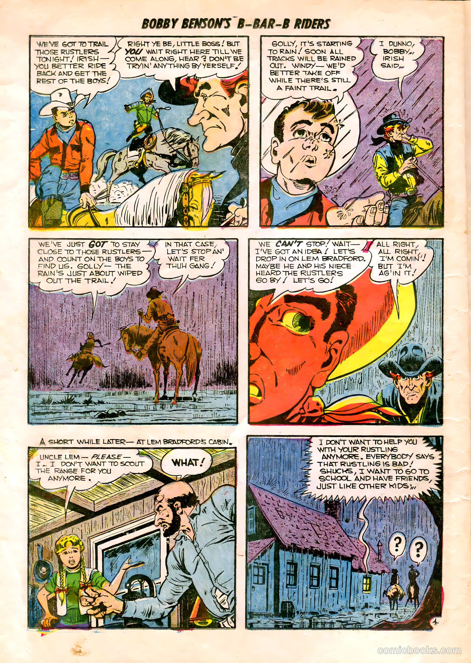 Bobby Benson's B-Bar-B Riders #15 (1952) — page 6 of 36