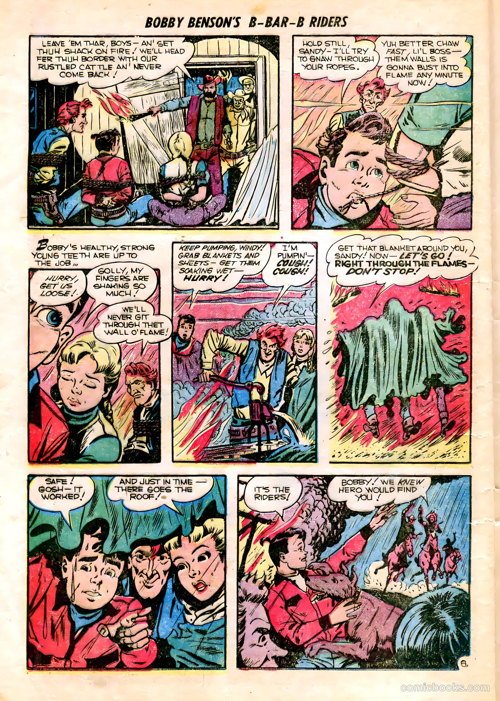 Bobby Benson's B-Bar-B Riders #15 (1952) — page 8 of 36