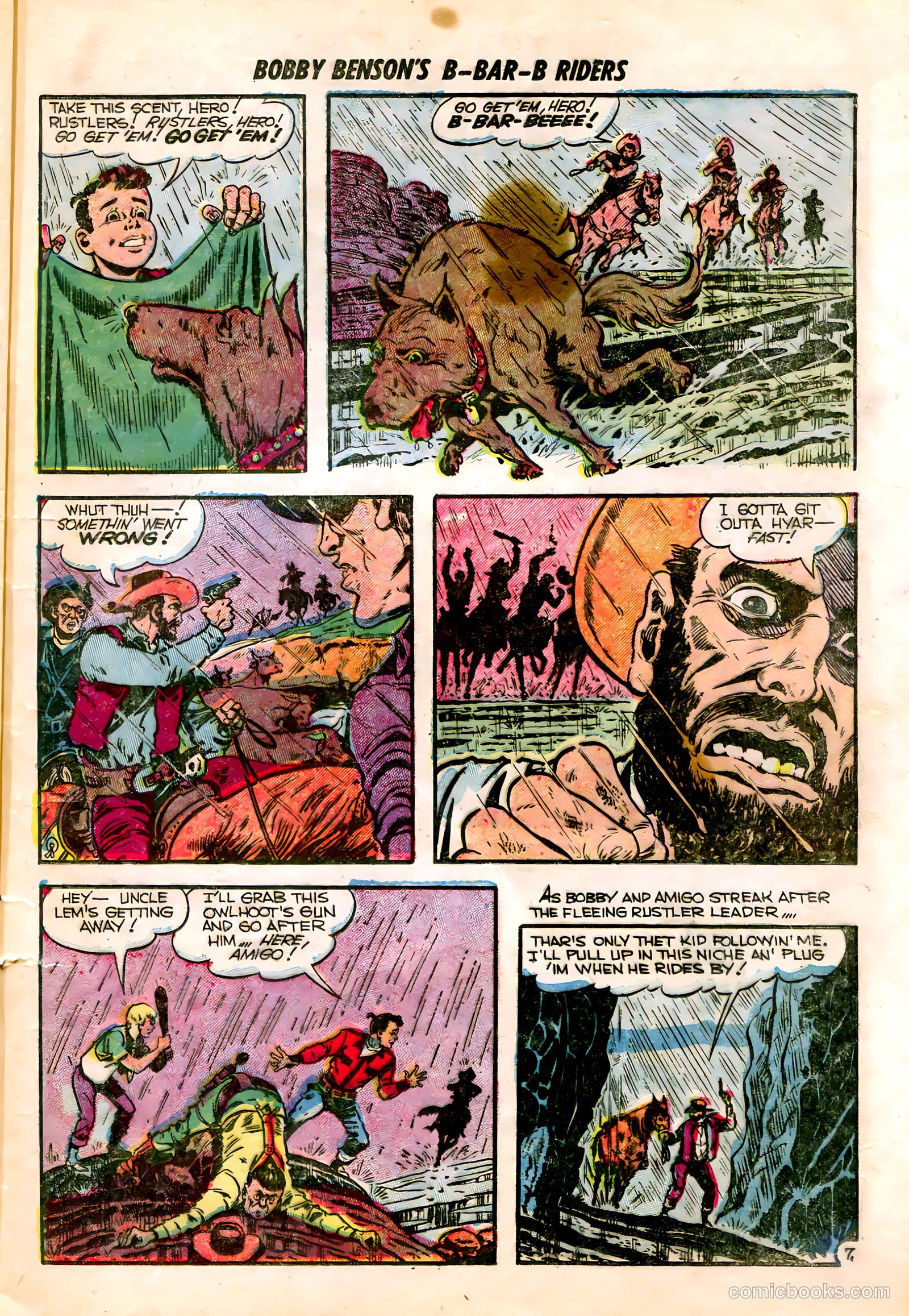 Bobby Benson's B-Bar-B Riders #15 (1952) — page 9 of 36