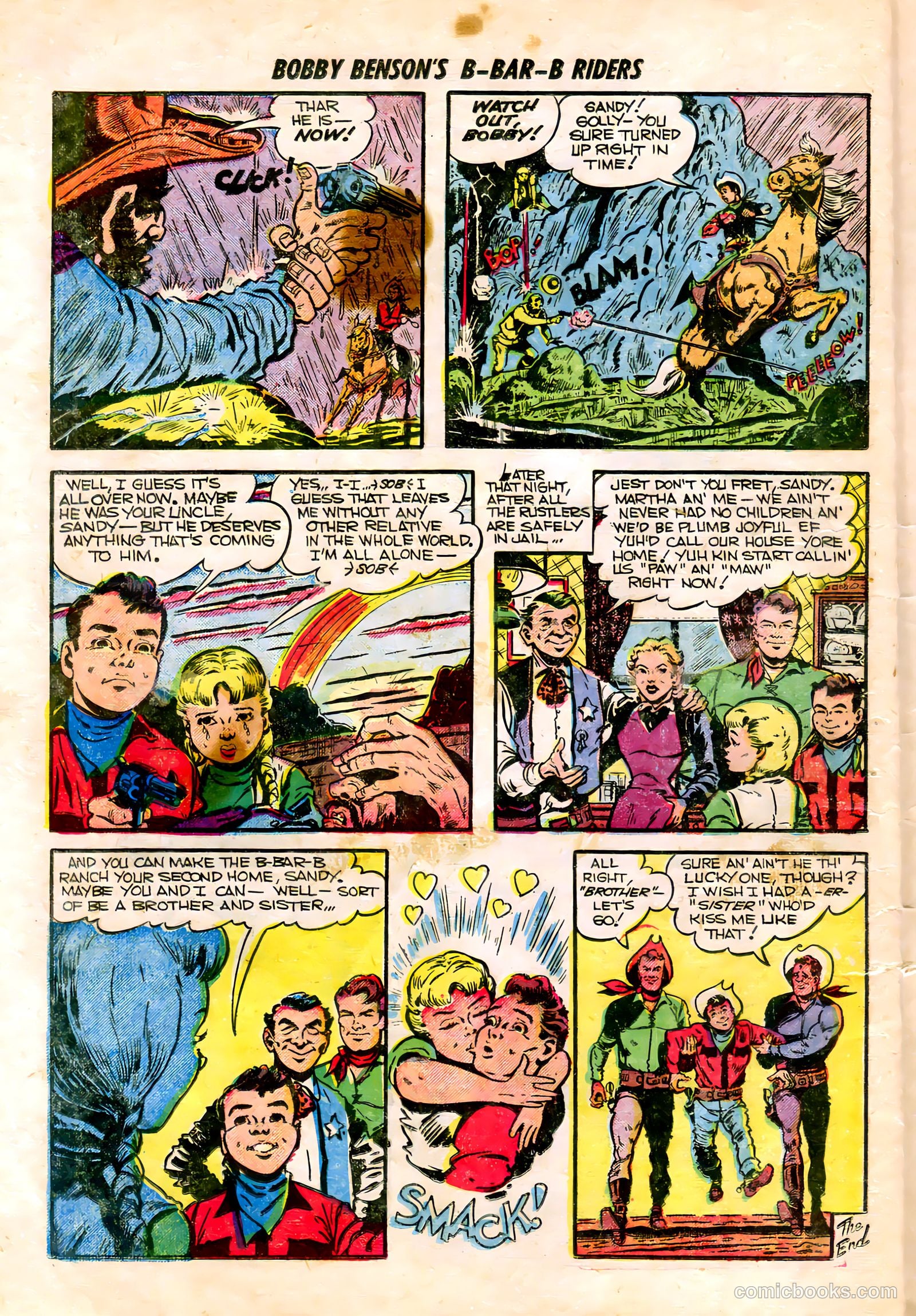 Bobby Benson's B-Bar-B Riders #15 (1952) — page 10 of 36