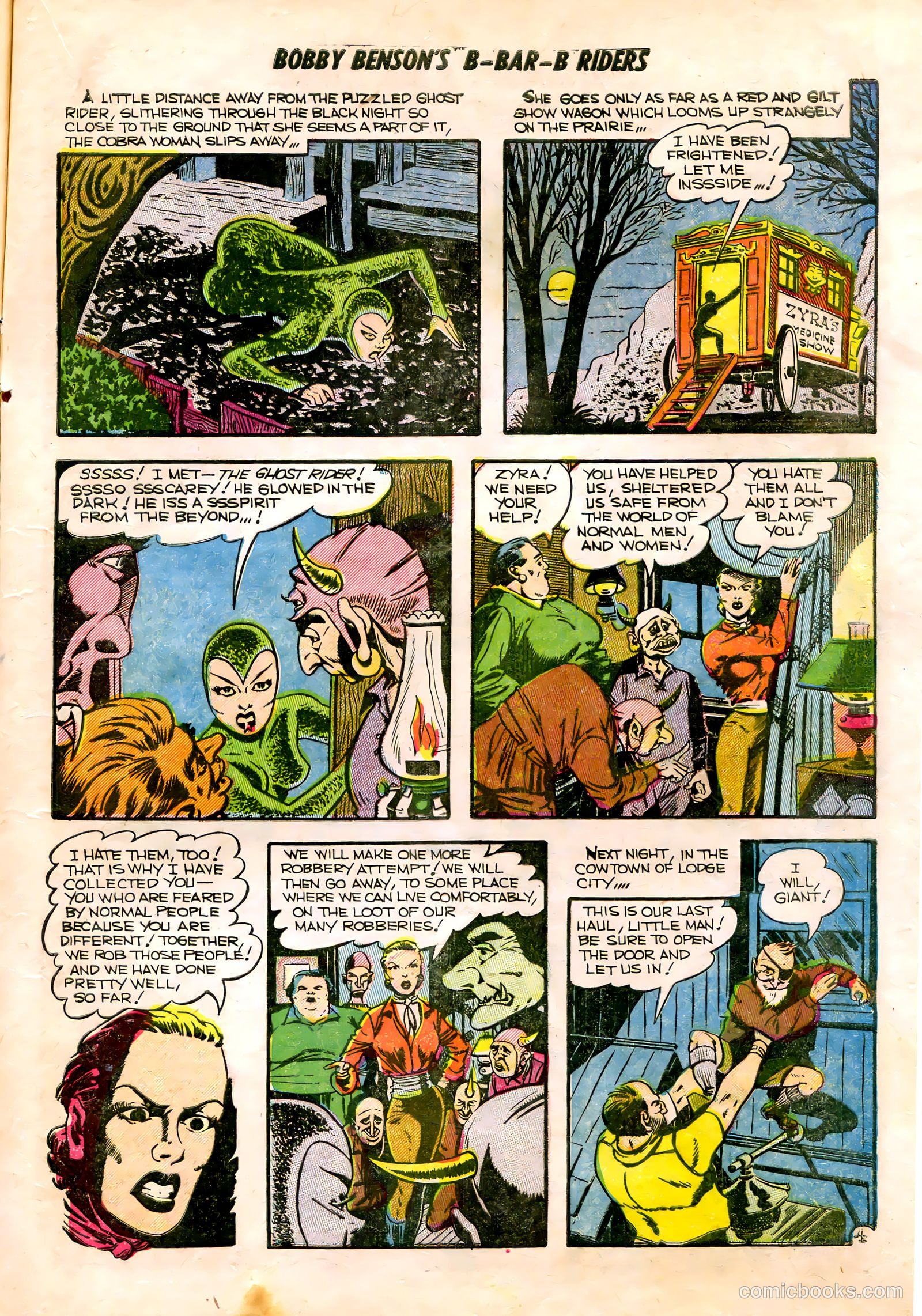 Bobby Benson's B-Bar-B Riders #15 (1952) — page 15 of 36