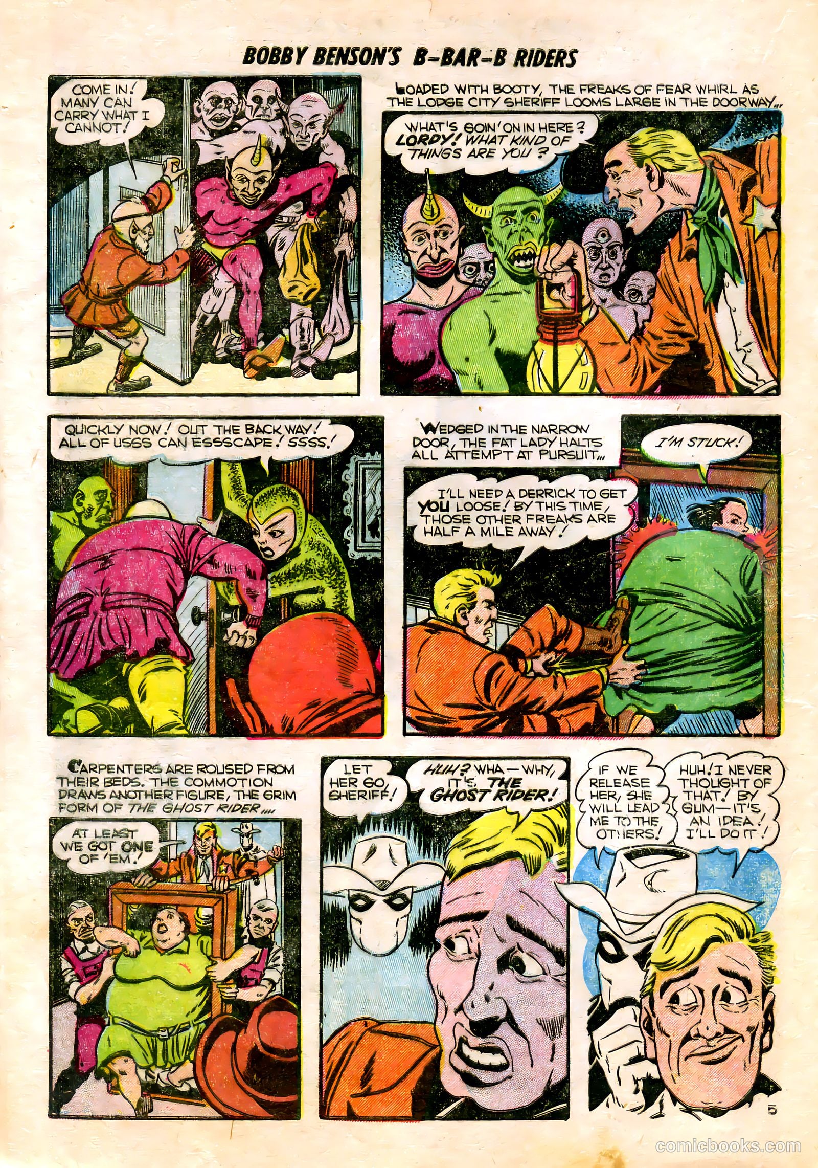 Bobby Benson's B-Bar-B Riders #15 (1952) — page 16 of 36