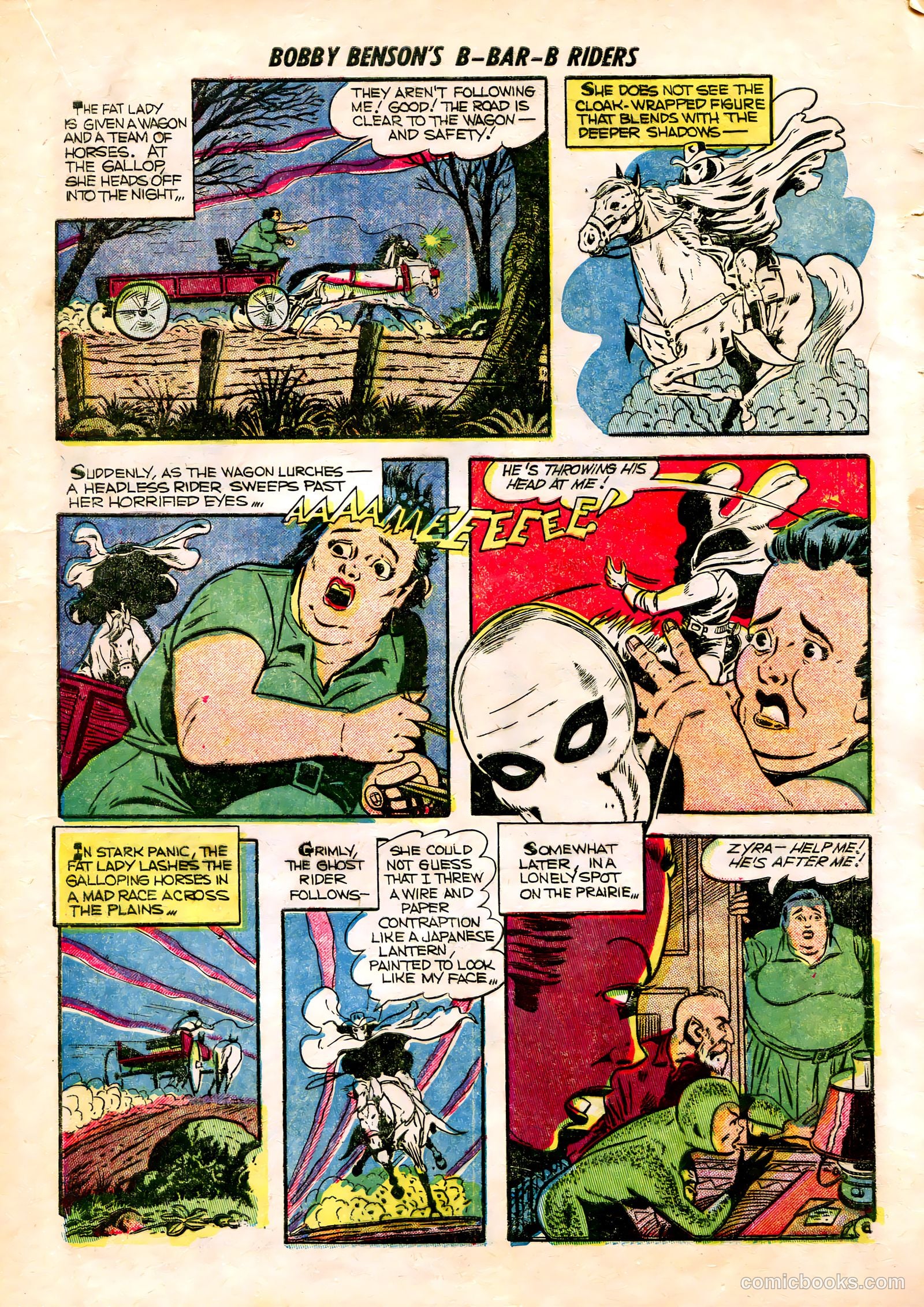 Bobby Benson's B-Bar-B Riders #15 (1952) — page 17 of 36