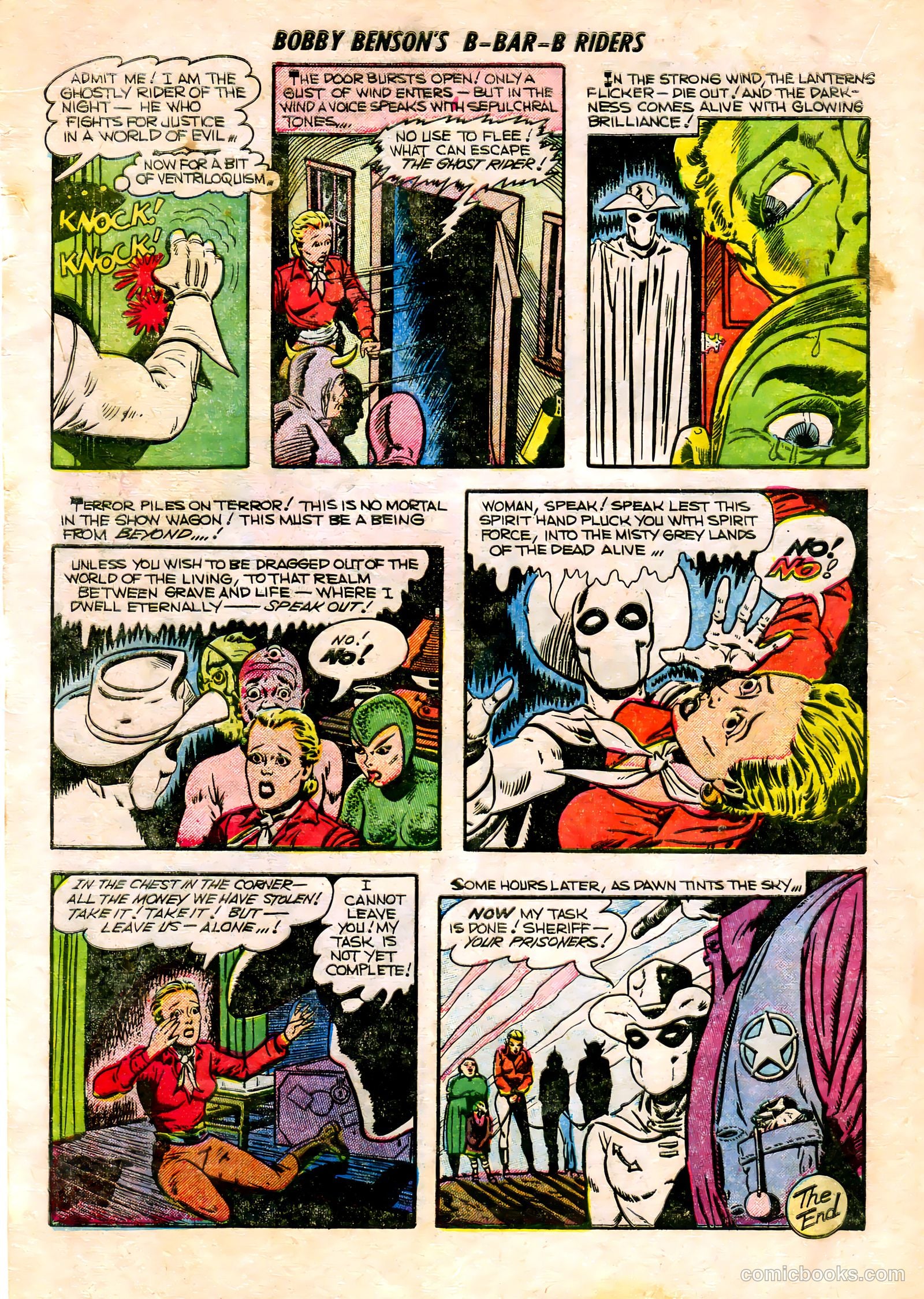 Bobby Benson's B-Bar-B Riders #15 (1952) — page 18 of 36