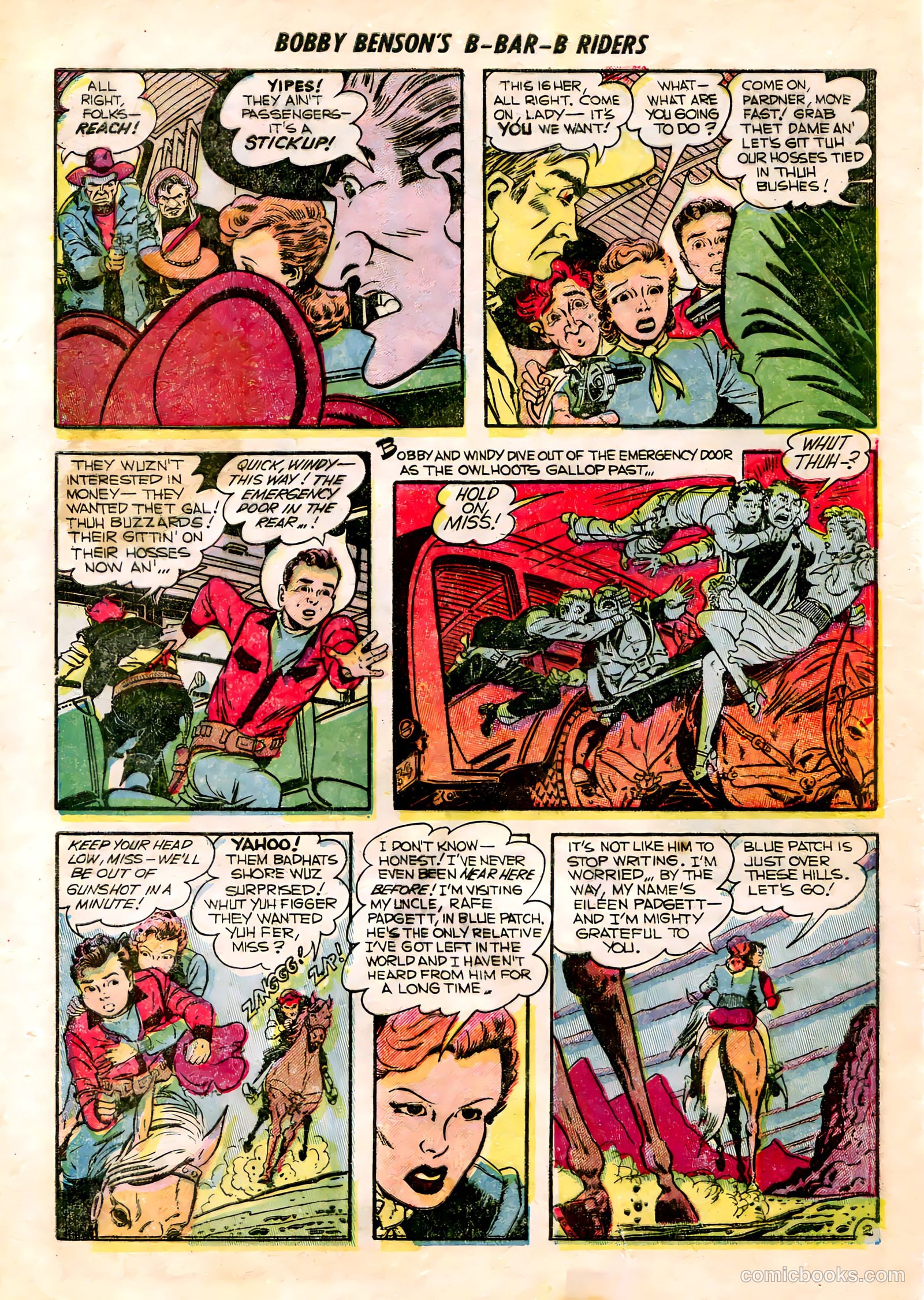 Bobby Benson's B-Bar-B Riders #15 (1952) — page 20 of 36