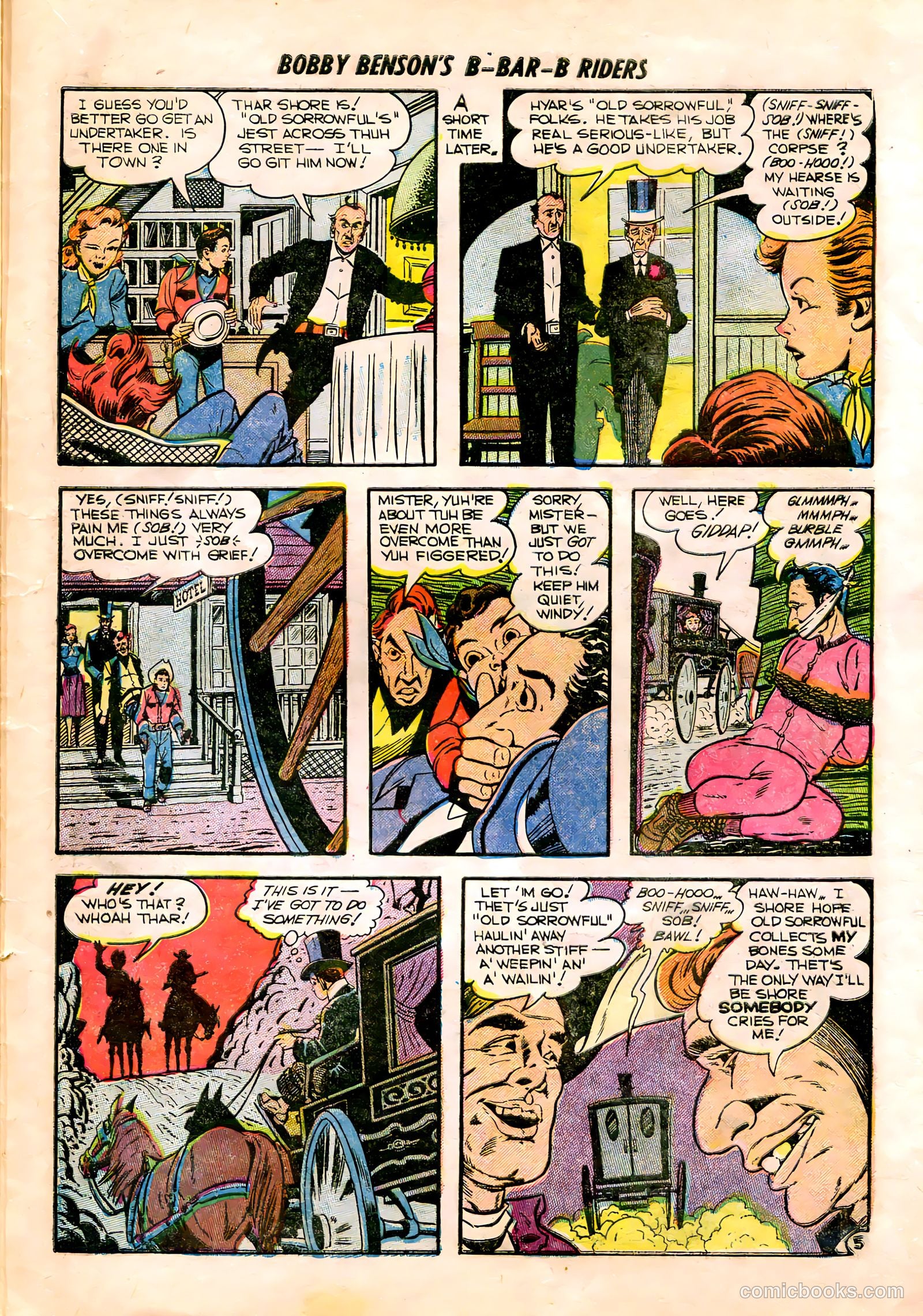 Bobby Benson's B-Bar-B Riders #15 (1952) — page 23 of 36