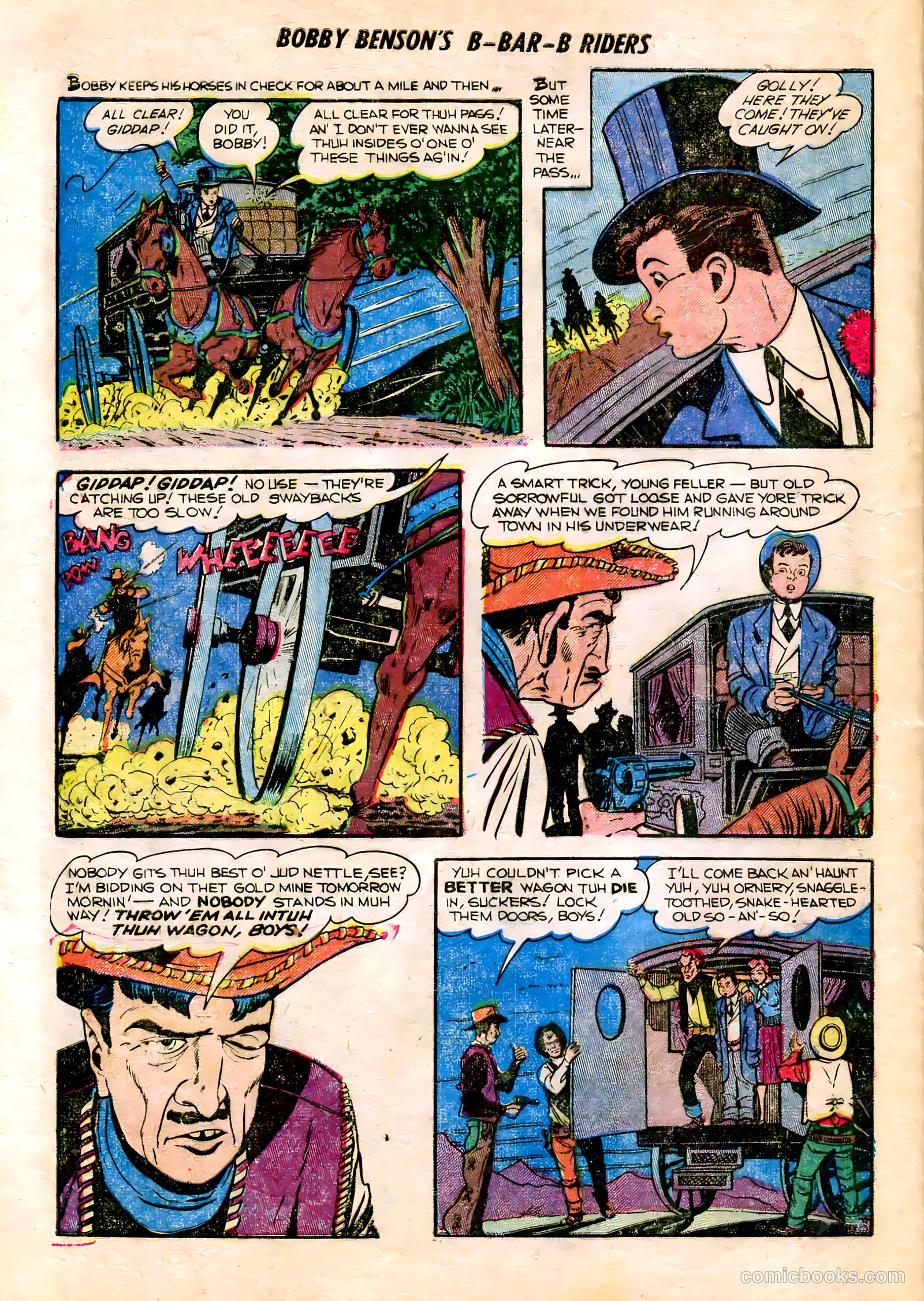 Bobby Benson's B-Bar-B Riders #15 (1952) — page 24 of 36