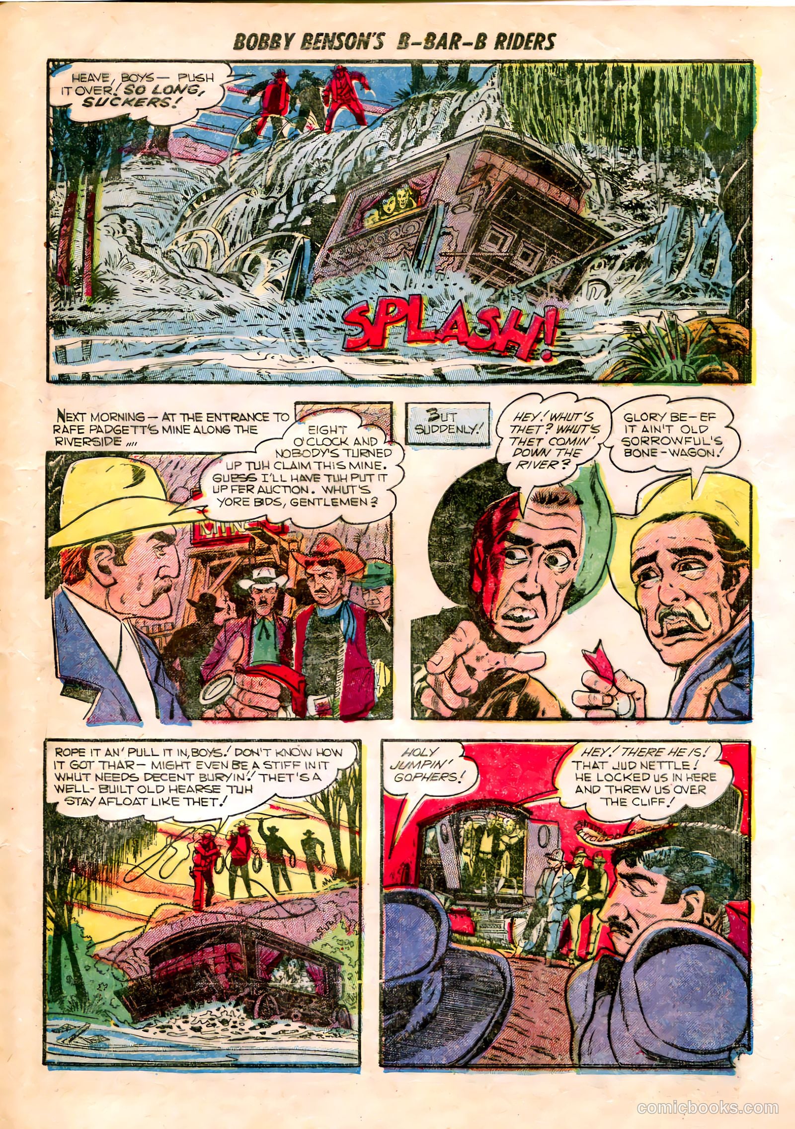 Bobby Benson's B-Bar-B Riders #15 (1952) — page 25 of 36