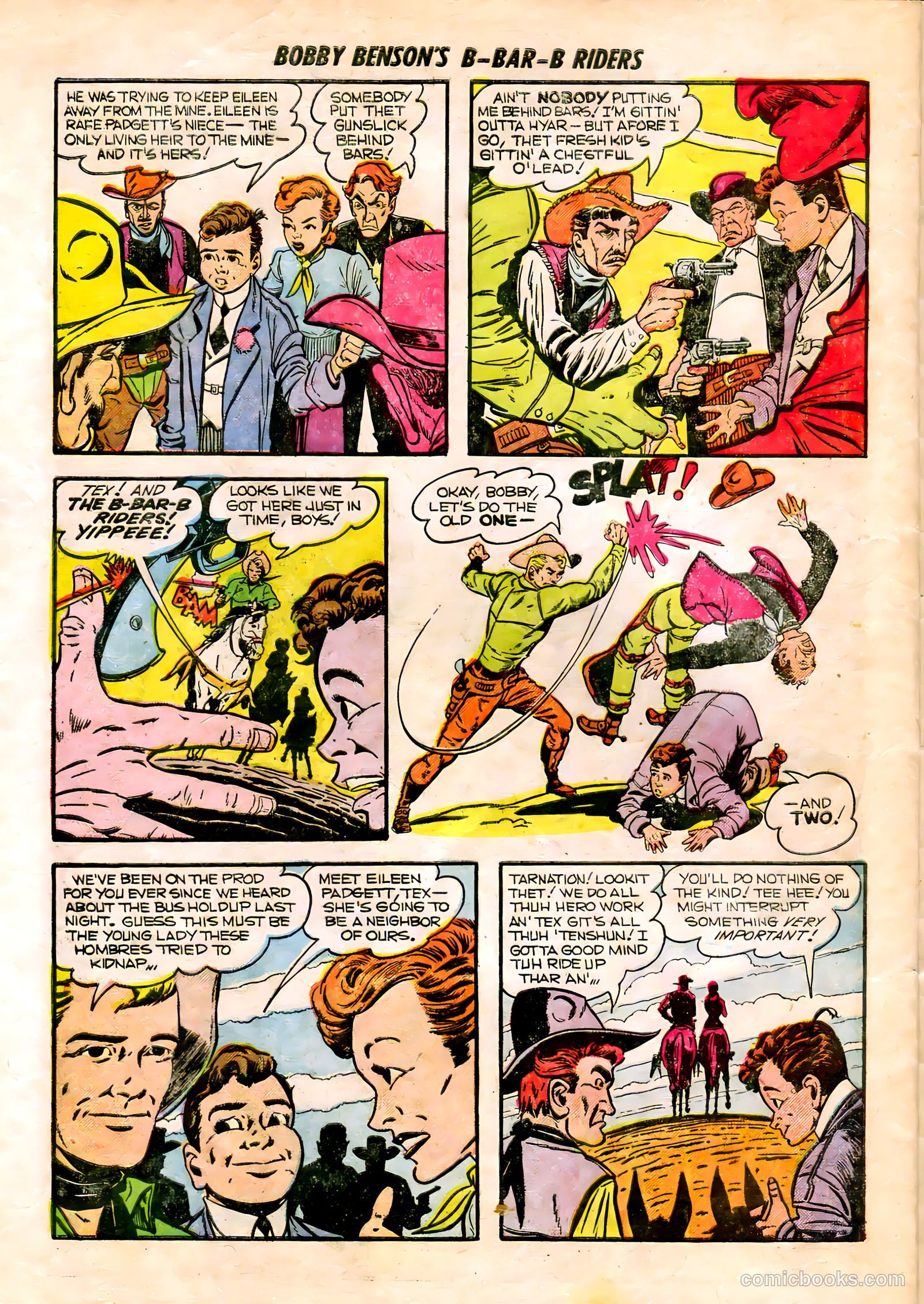 Bobby Benson's B-Bar-B Riders #15 (1952) — page 26 of 36