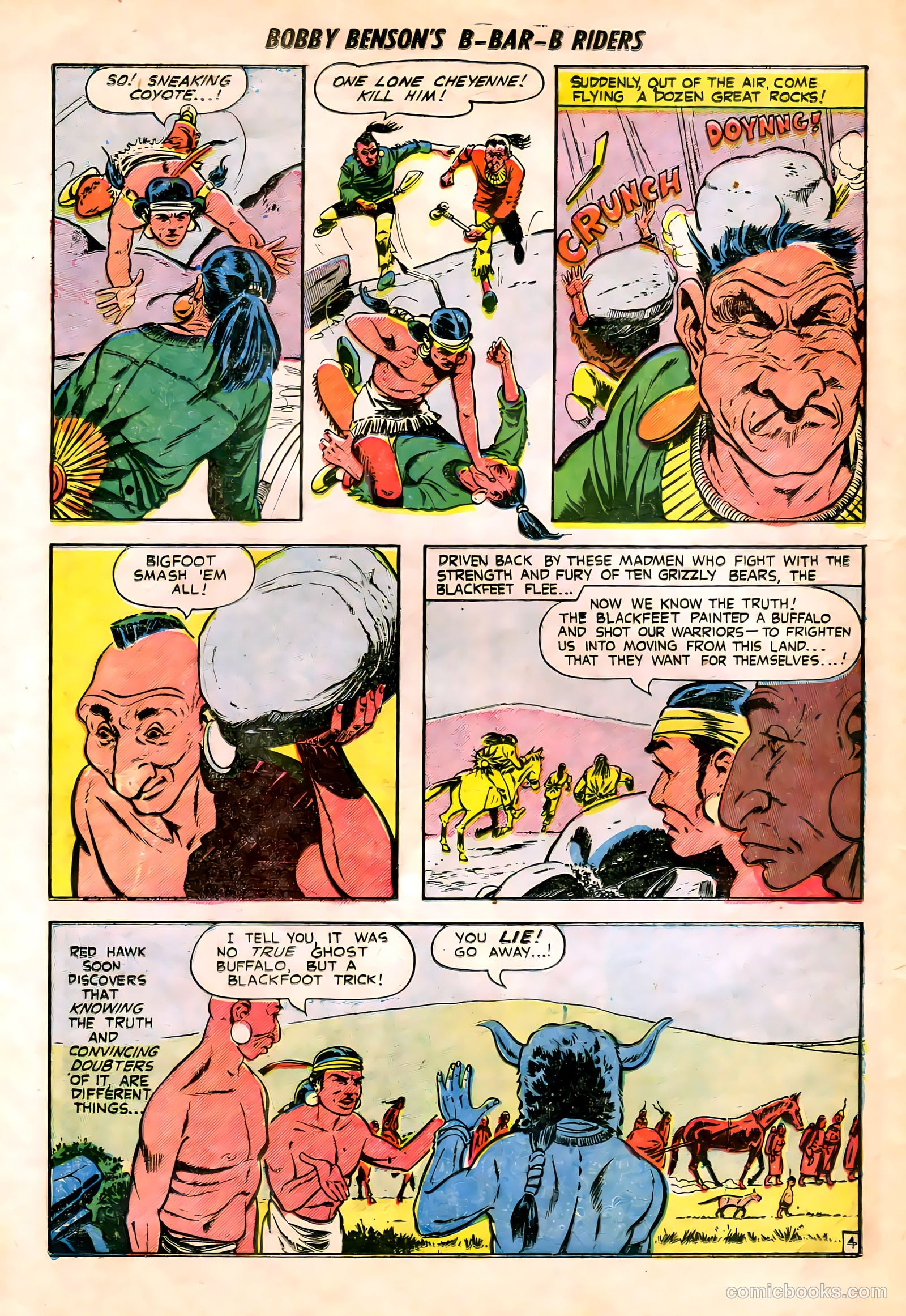 Bobby Benson's B-Bar-B Riders #15 (1952) — page 30 of 36