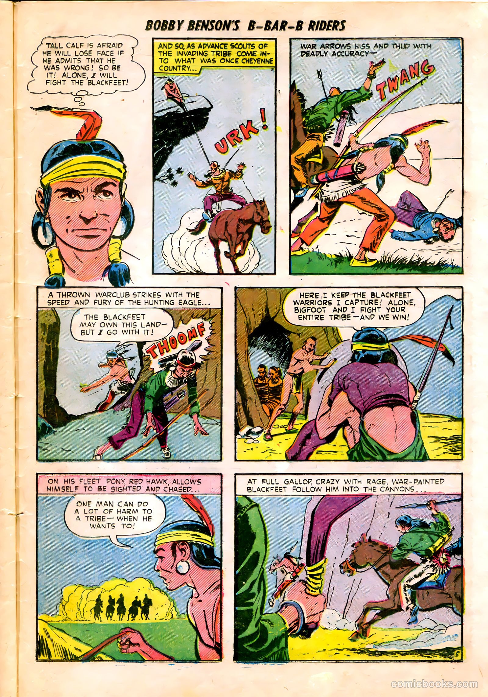 Bobby Benson's B-Bar-B Riders #15 (1952) — page 31 of 36
