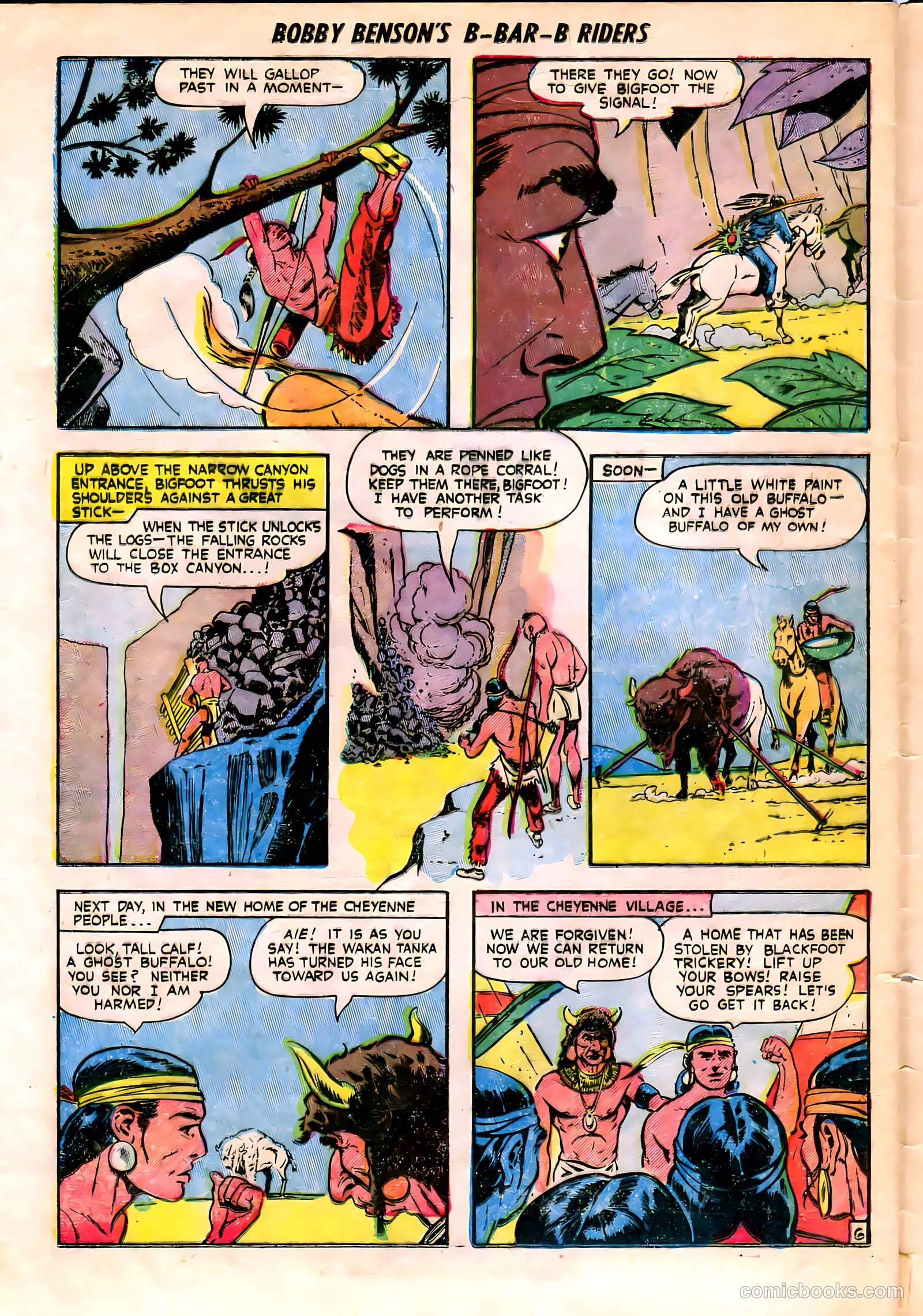 Bobby Benson's B-Bar-B Riders #15 (1952) — page 32 of 36