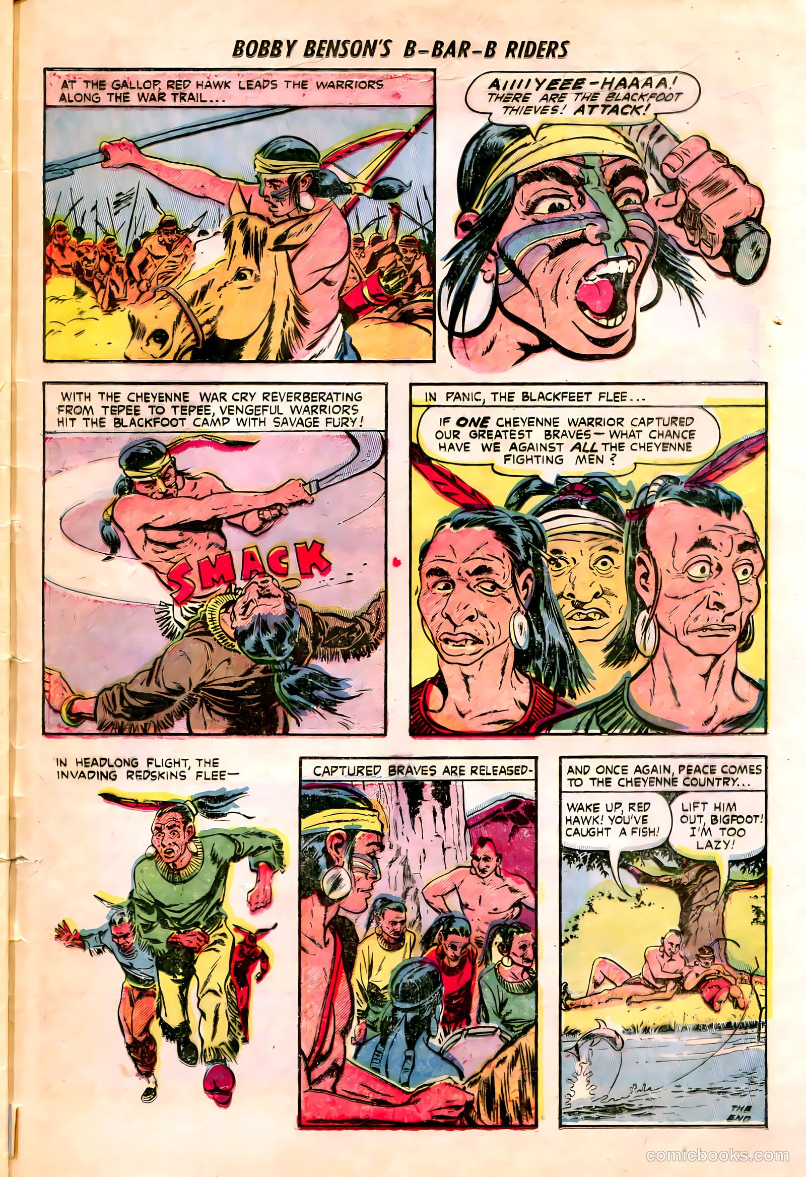 Bobby Benson's B-Bar-B Riders #15 (1952) — page 33 of 36