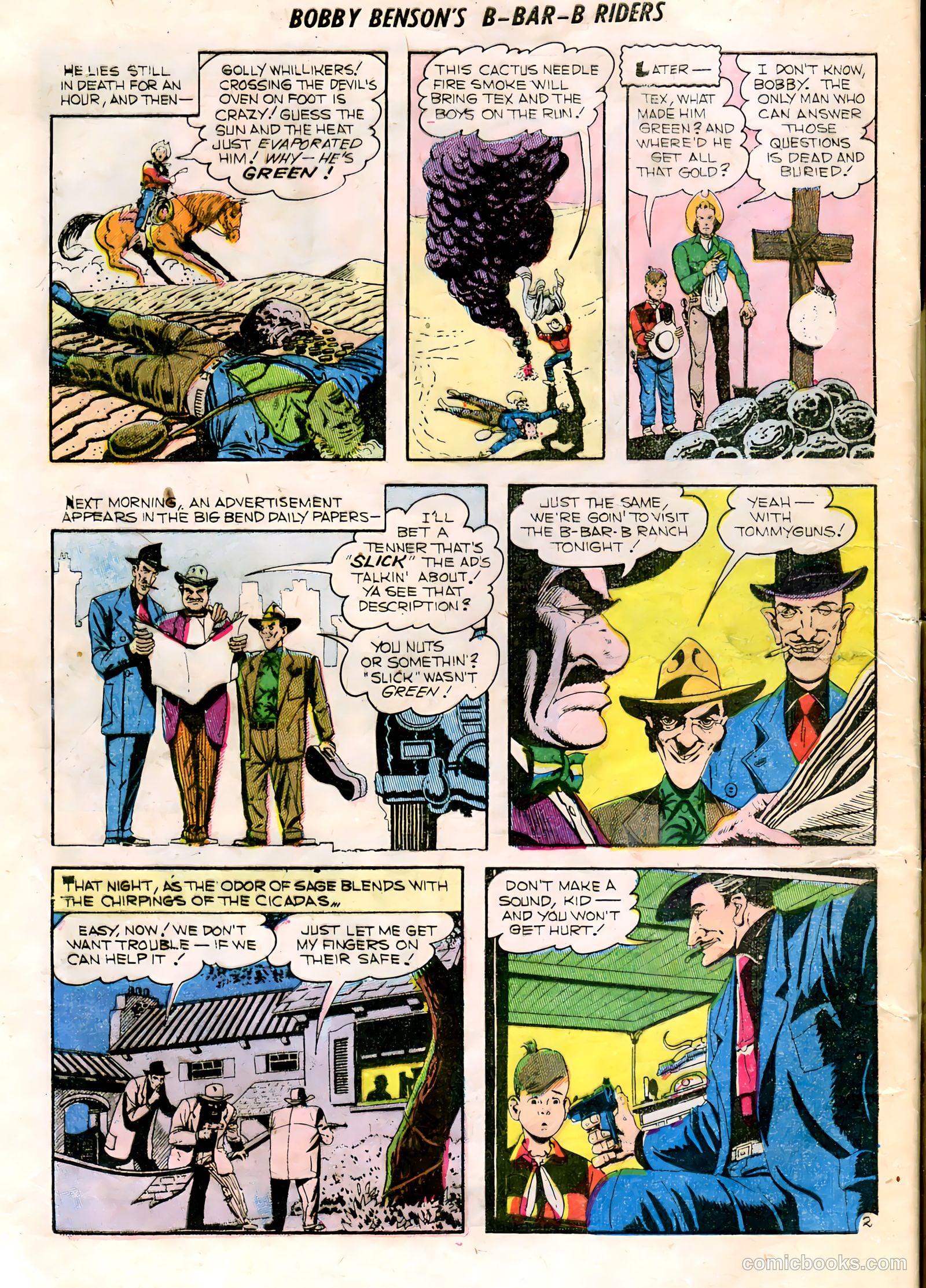Bobby Benson's B-Bar-B Riders #16 (1952) — page 4 of 36