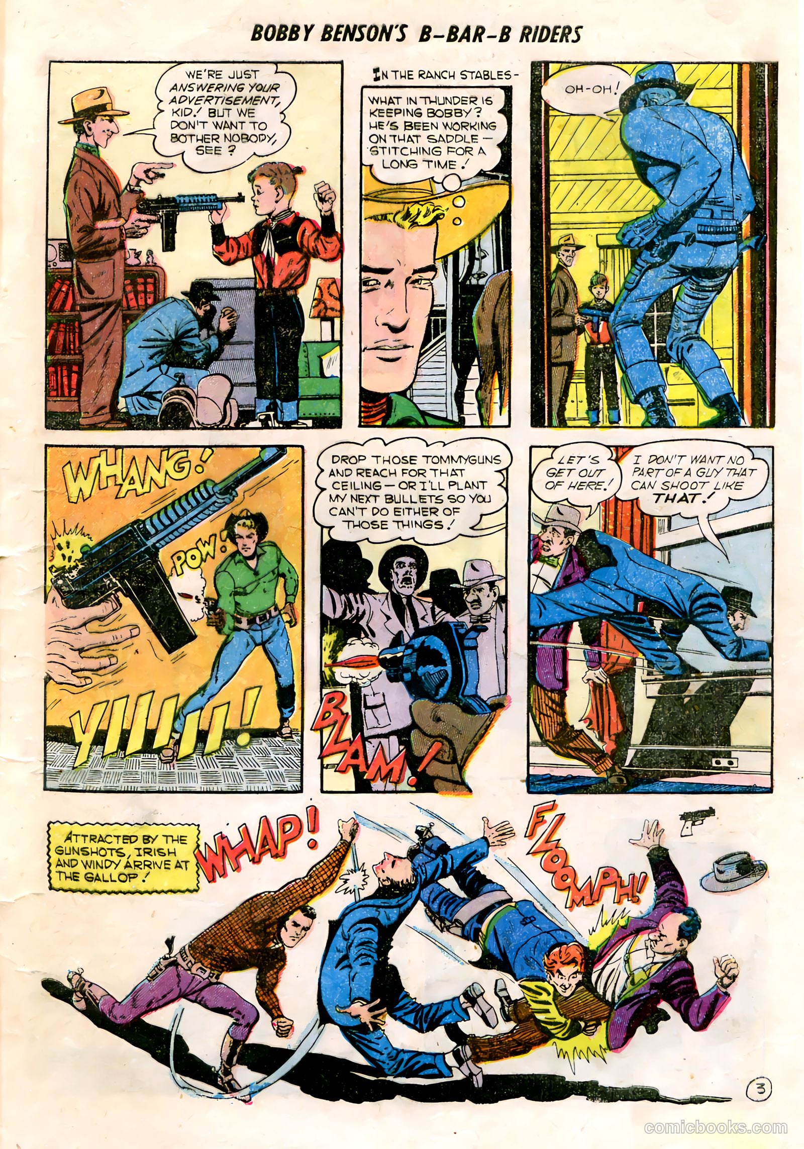 Bobby Benson's B-Bar-B Riders #16 (1952) — page 5 of 36
