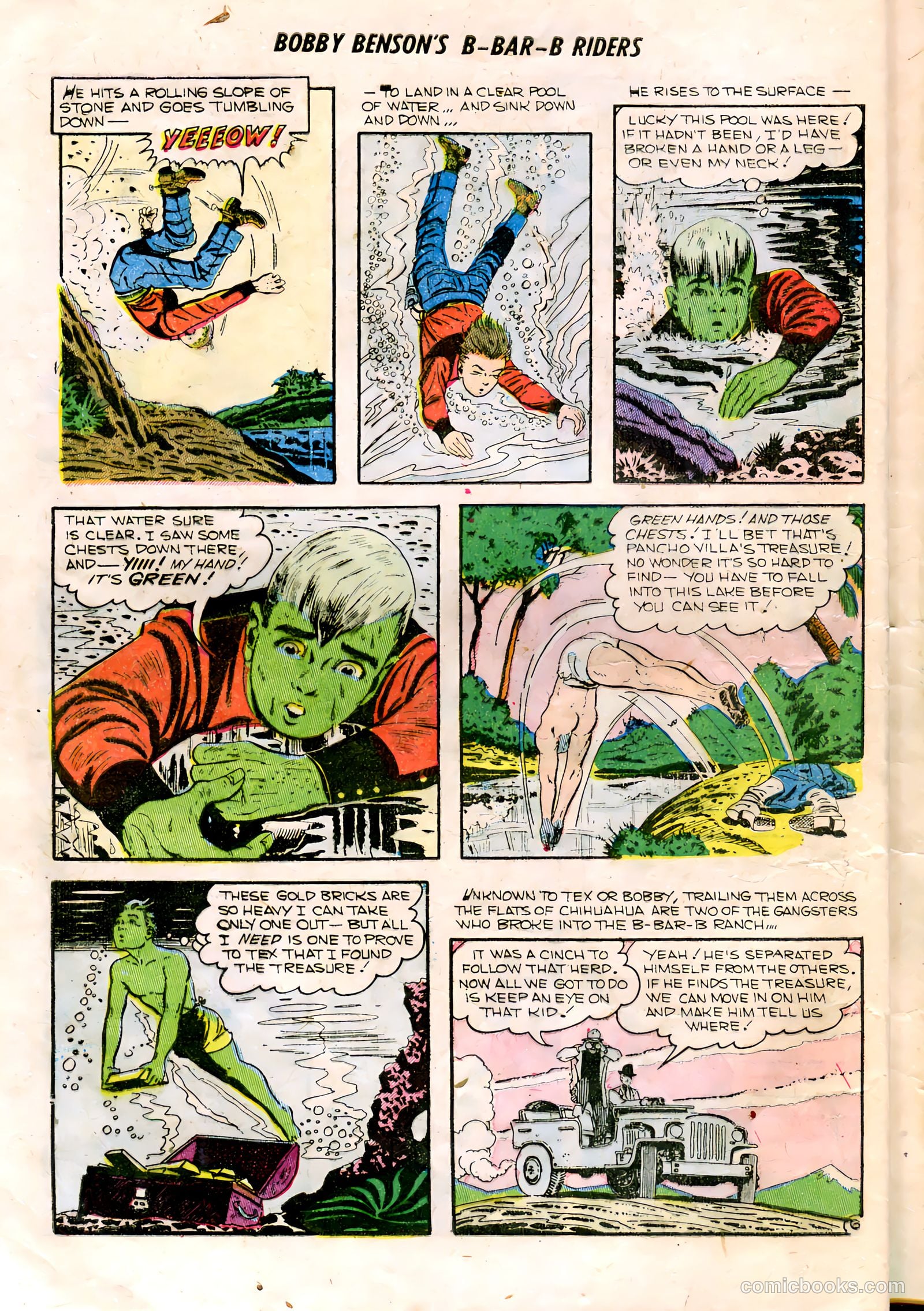Bobby Benson's B-Bar-B Riders #16 (1952) — page 8 of 36