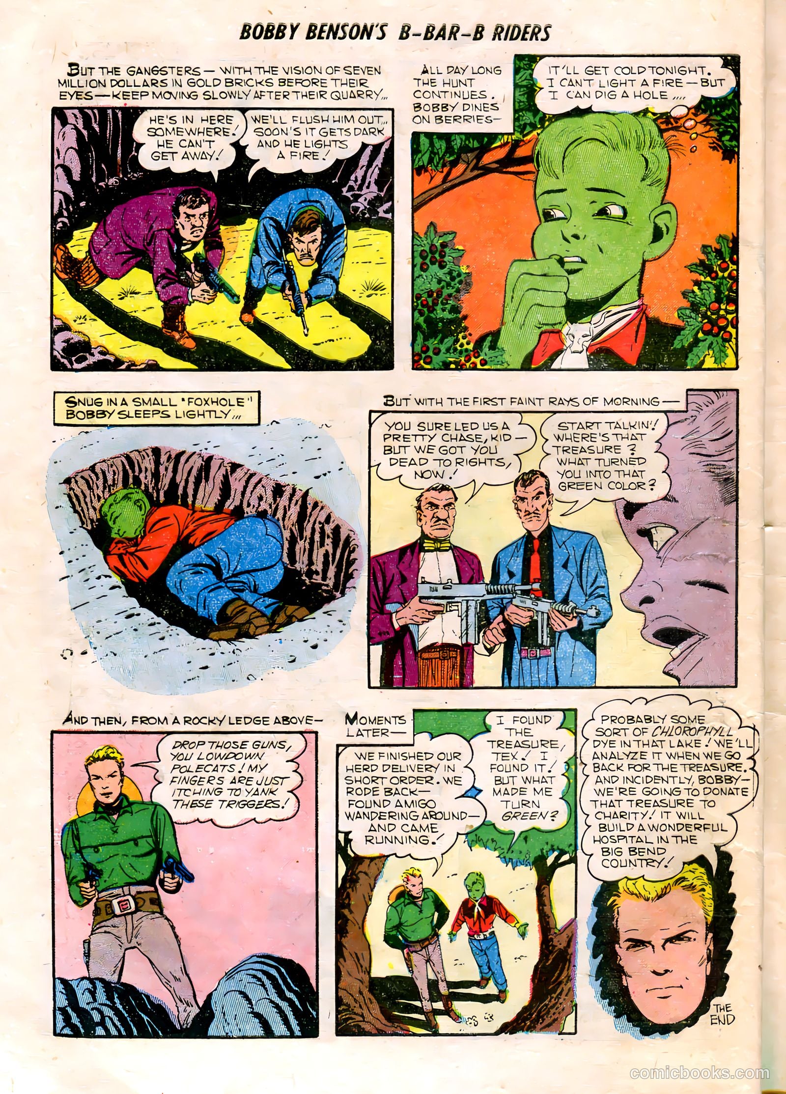 Bobby Benson's B-Bar-B Riders #16 (1952) — page 10 of 36