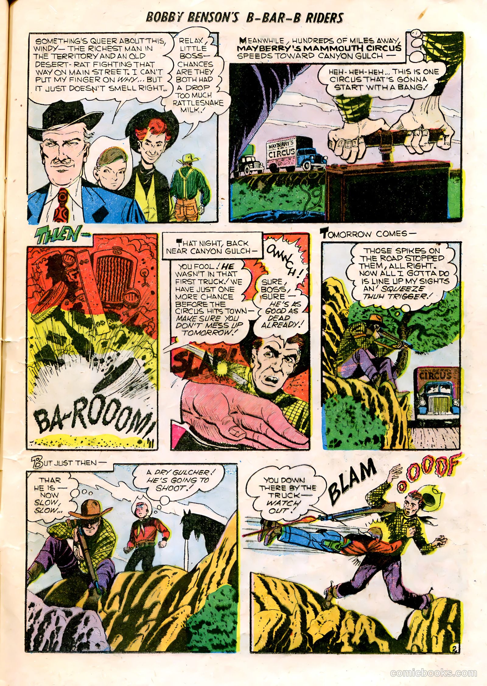 Bobby Benson's B-Bar-B Riders #16 (1952) — page 13 of 36