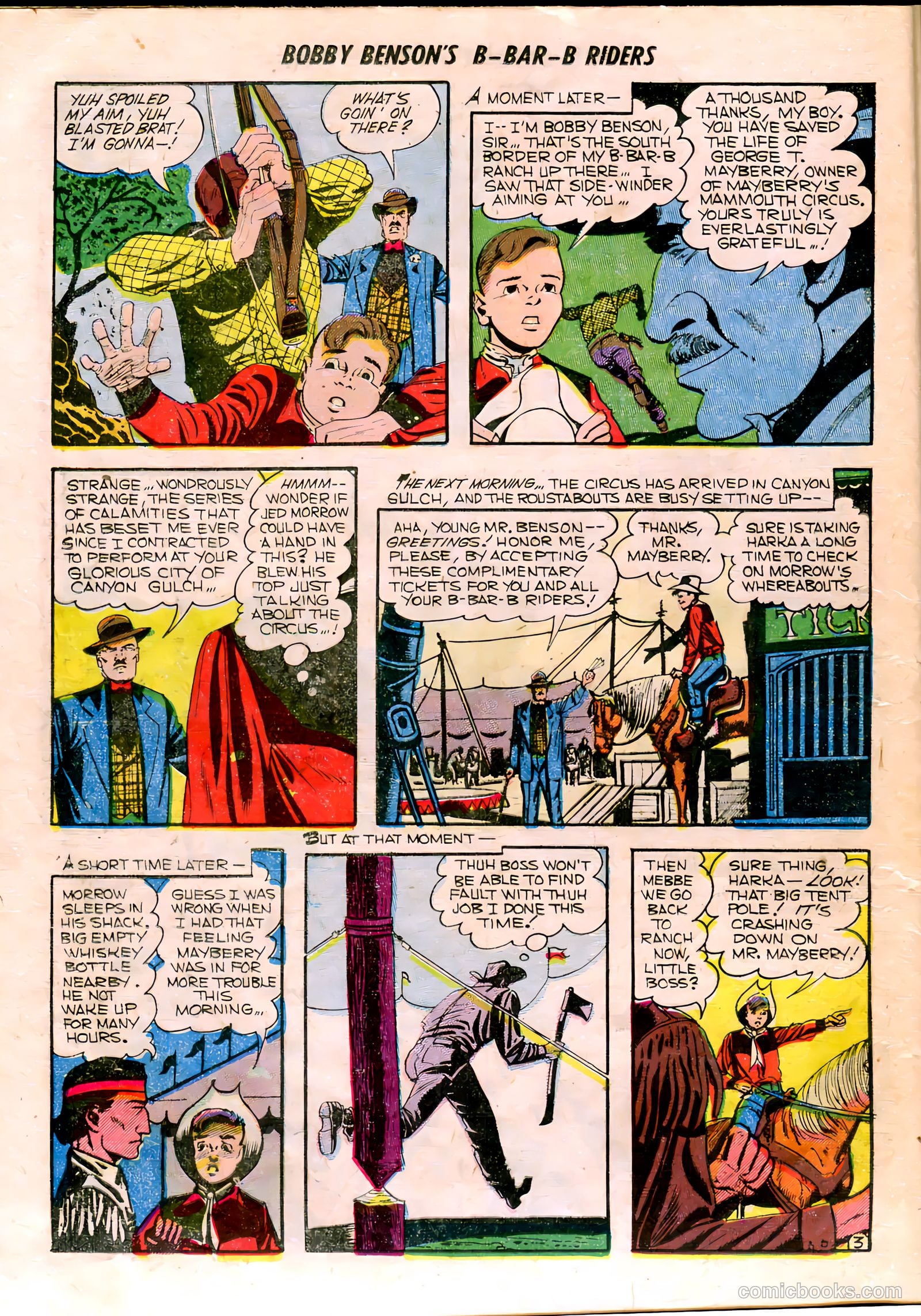 Bobby Benson's B-Bar-B Riders #16 (1952) — page 14 of 36