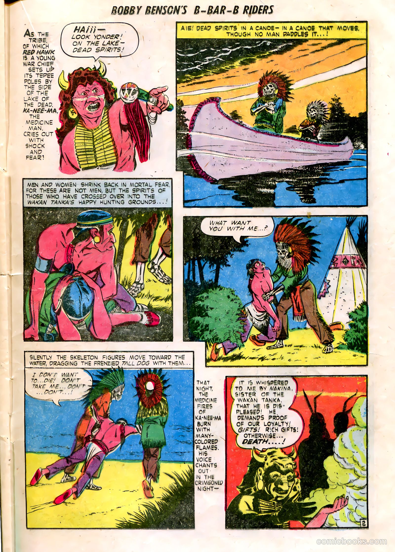 Bobby Benson's B-Bar-B Riders #16 (1952) — page 21 of 36