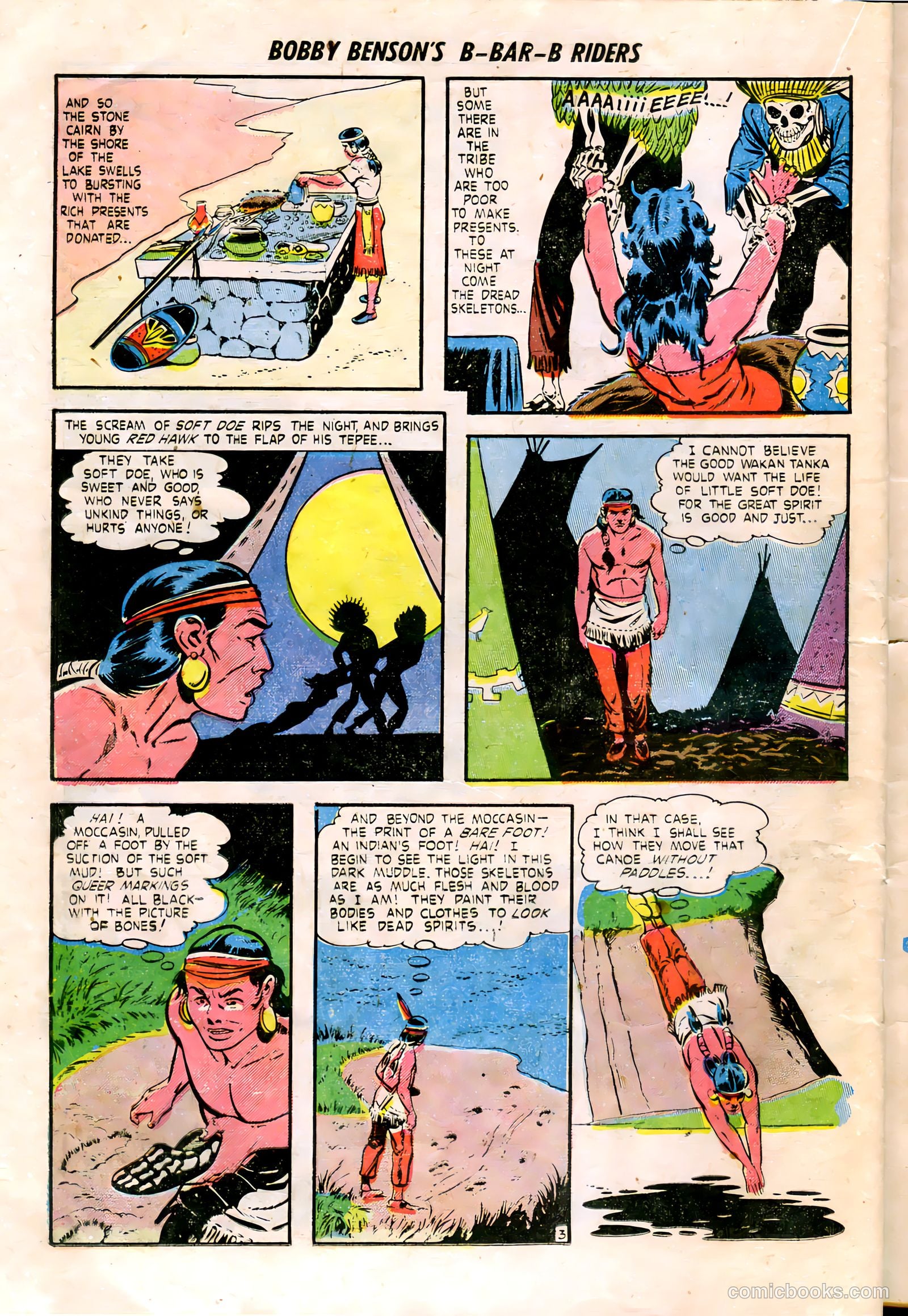 Bobby Benson's B-Bar-B Riders #16 (1952) — page 22 of 36