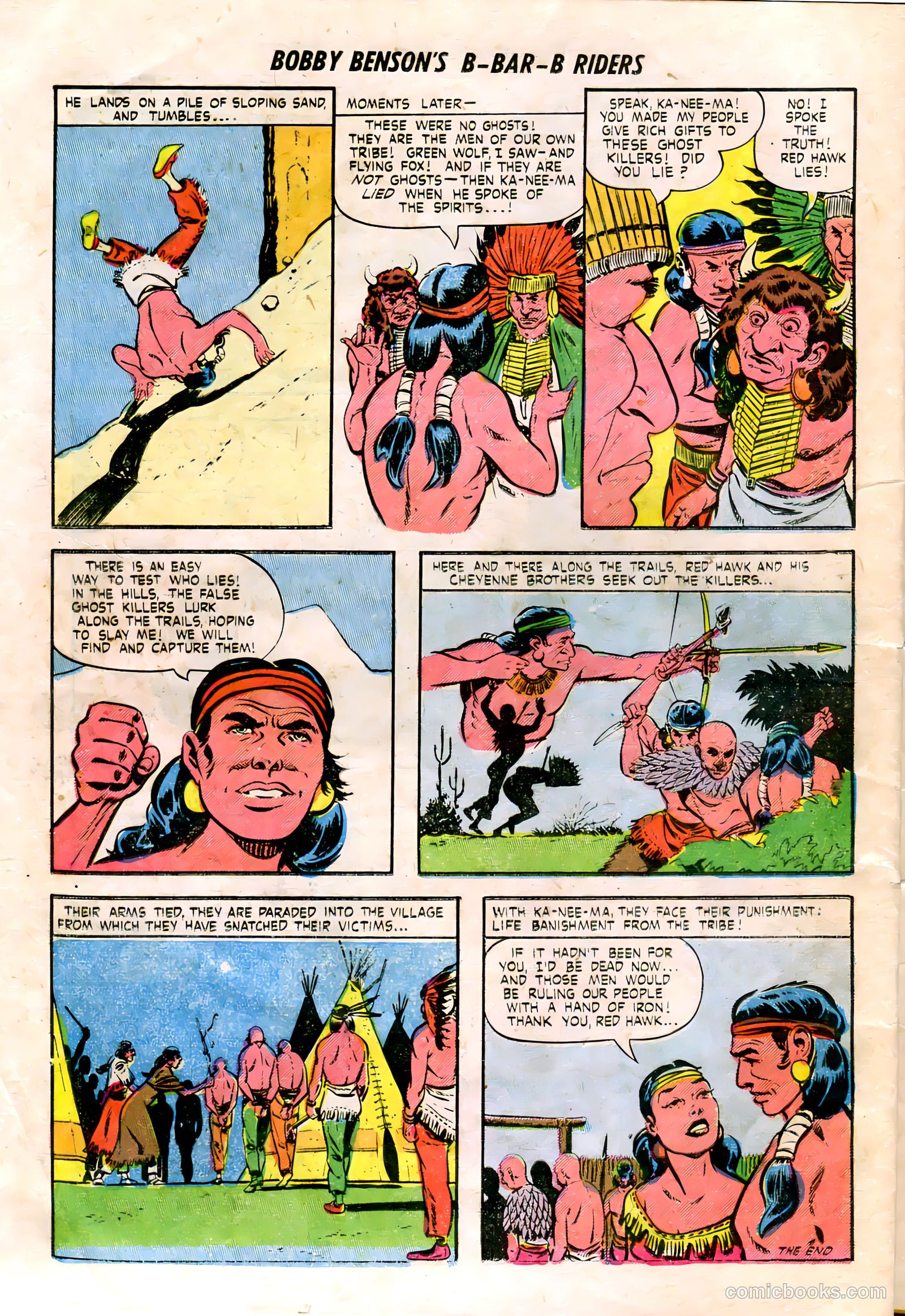 Bobby Benson's B-Bar-B Riders #16 (1952) — page 26 of 36