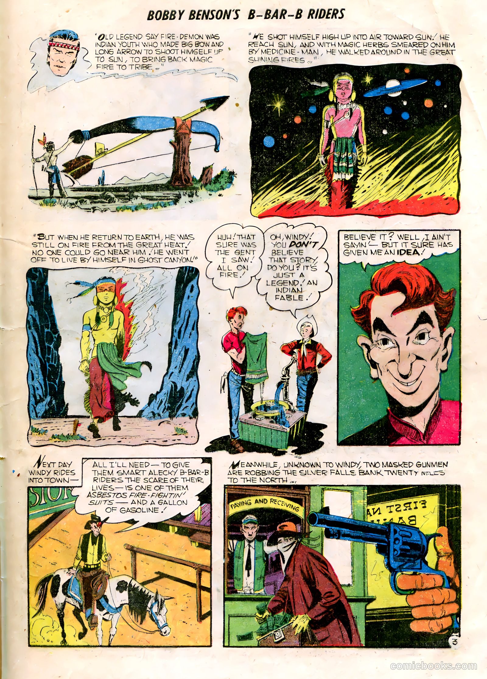 Bobby Benson's B-Bar-B Riders #16 (1952) — page 29 of 36