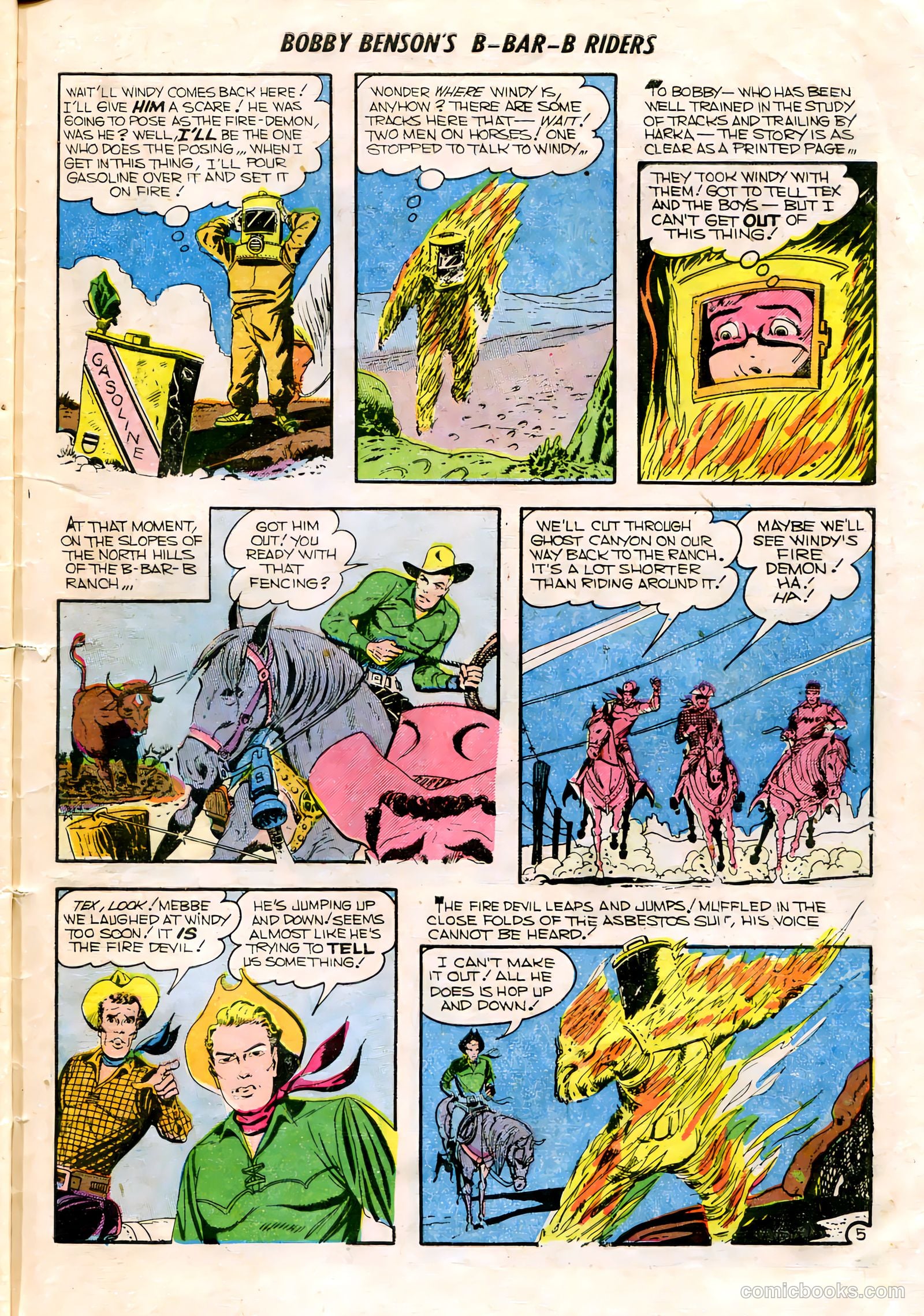 Bobby Benson's B-Bar-B Riders #16 (1952) — page 31 of 36