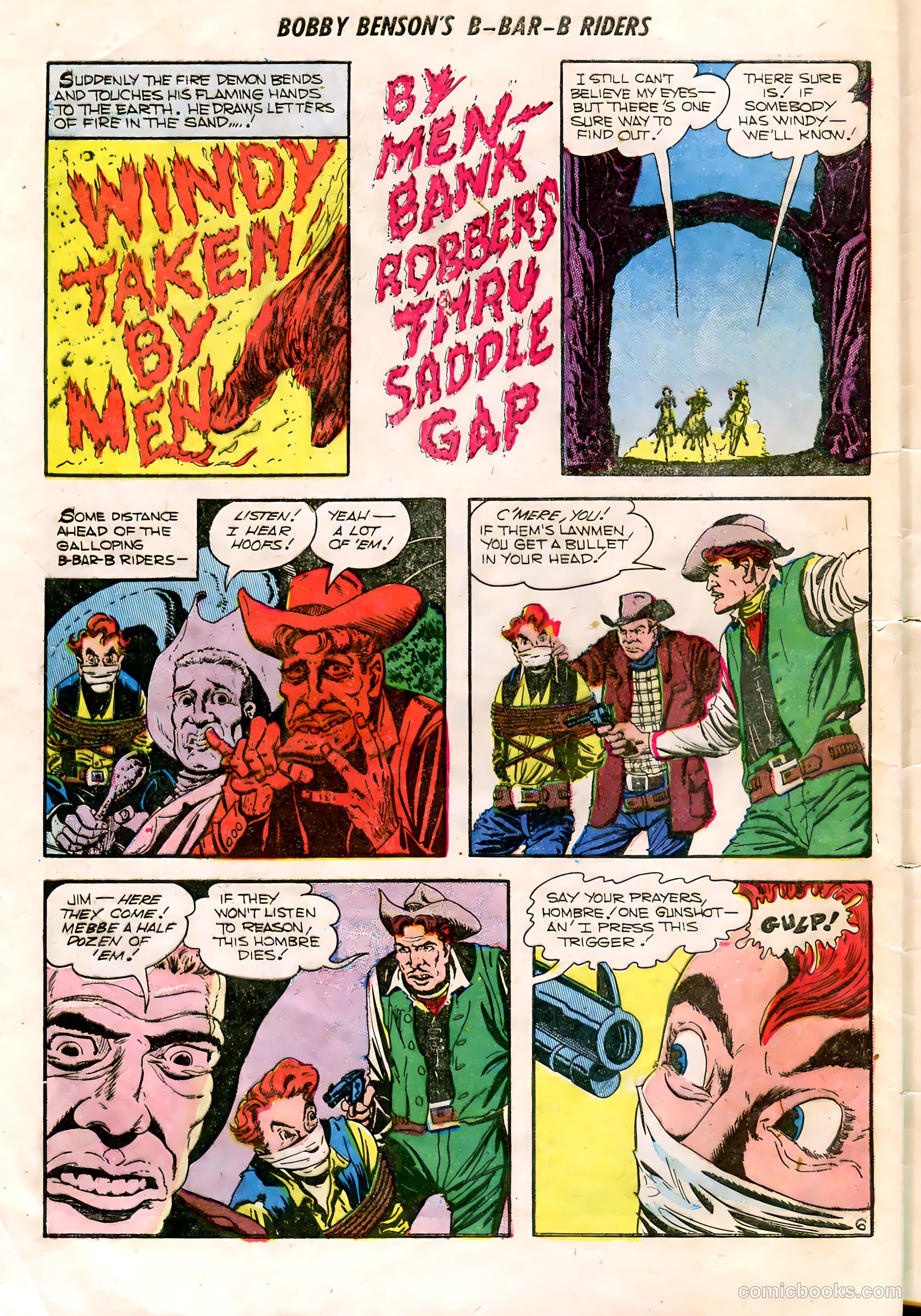 Bobby Benson's B-Bar-B Riders #16 (1952) — page 32 of 36