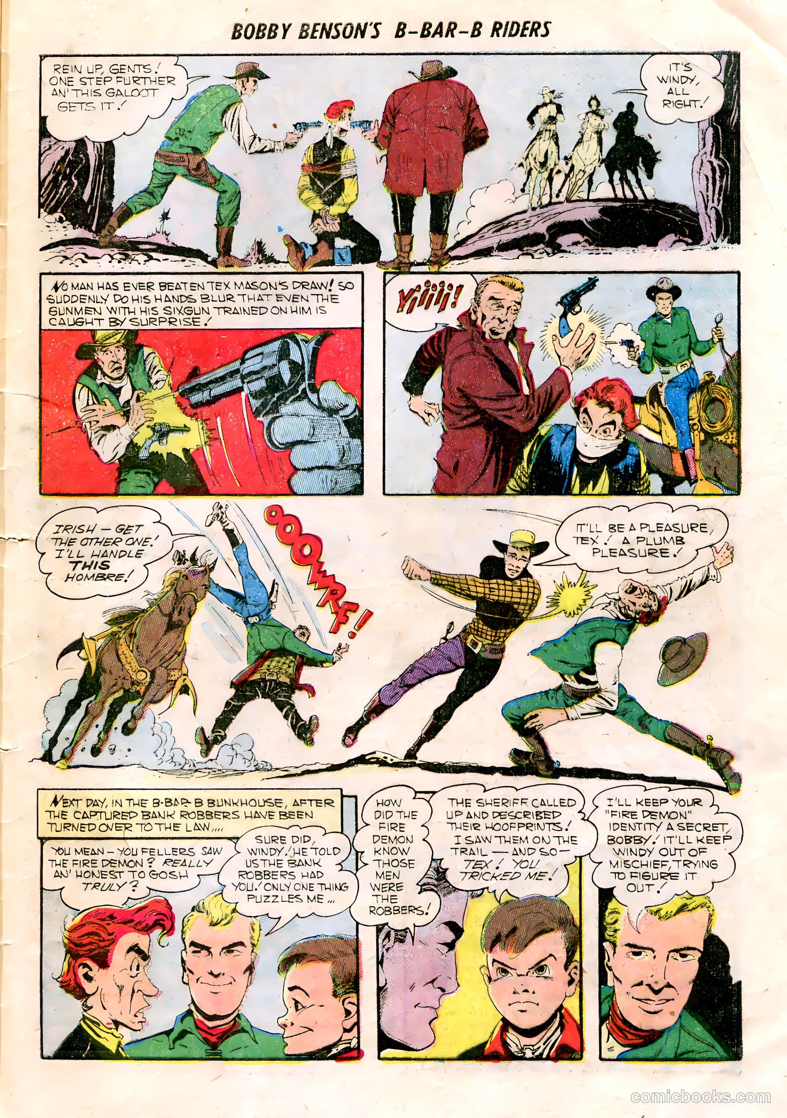 Bobby Benson's B-Bar-B Riders #16 (1952) — page 33 of 36