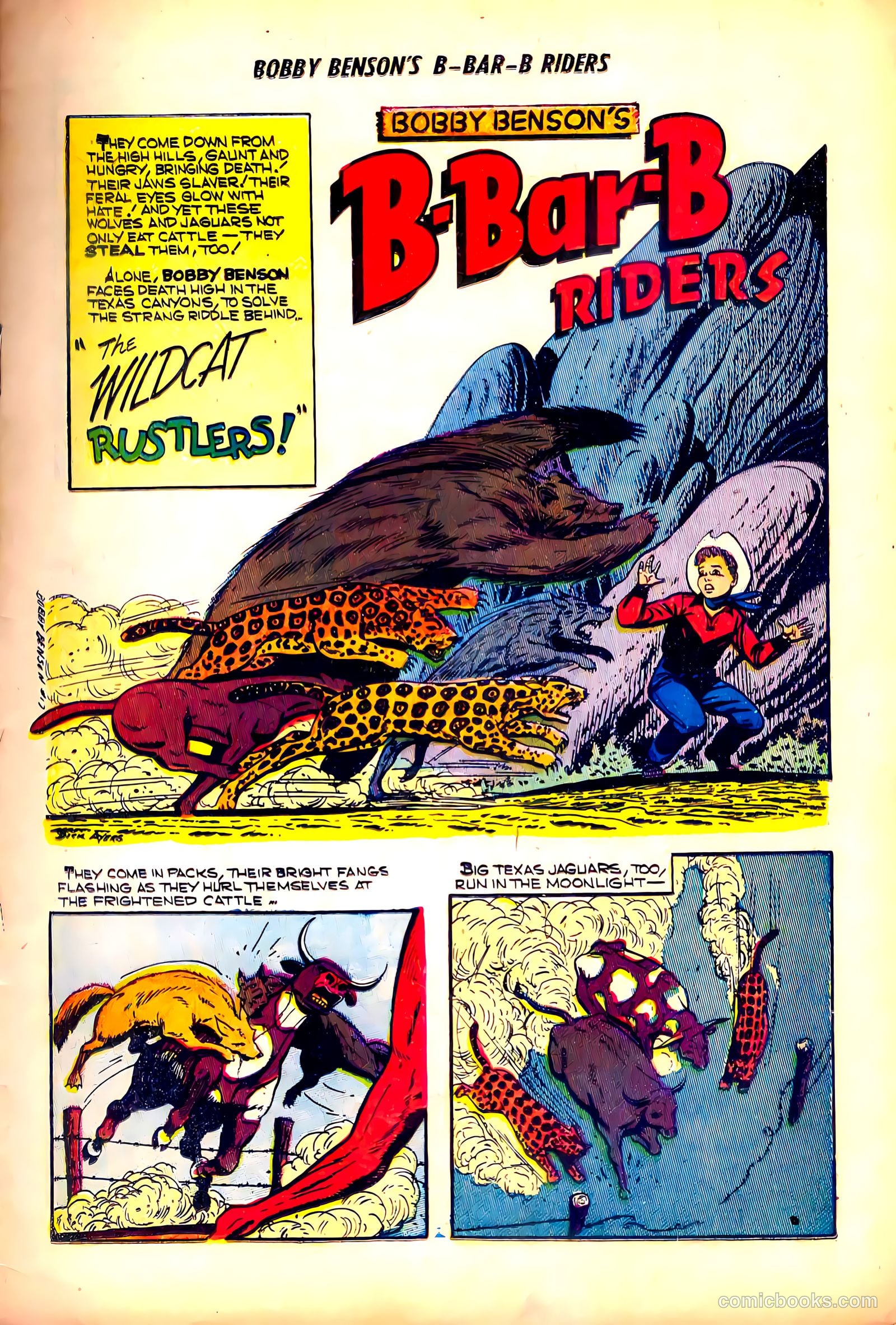 Bobby Benson's B-Bar-B Riders #17 (1952) — page 3 of 36