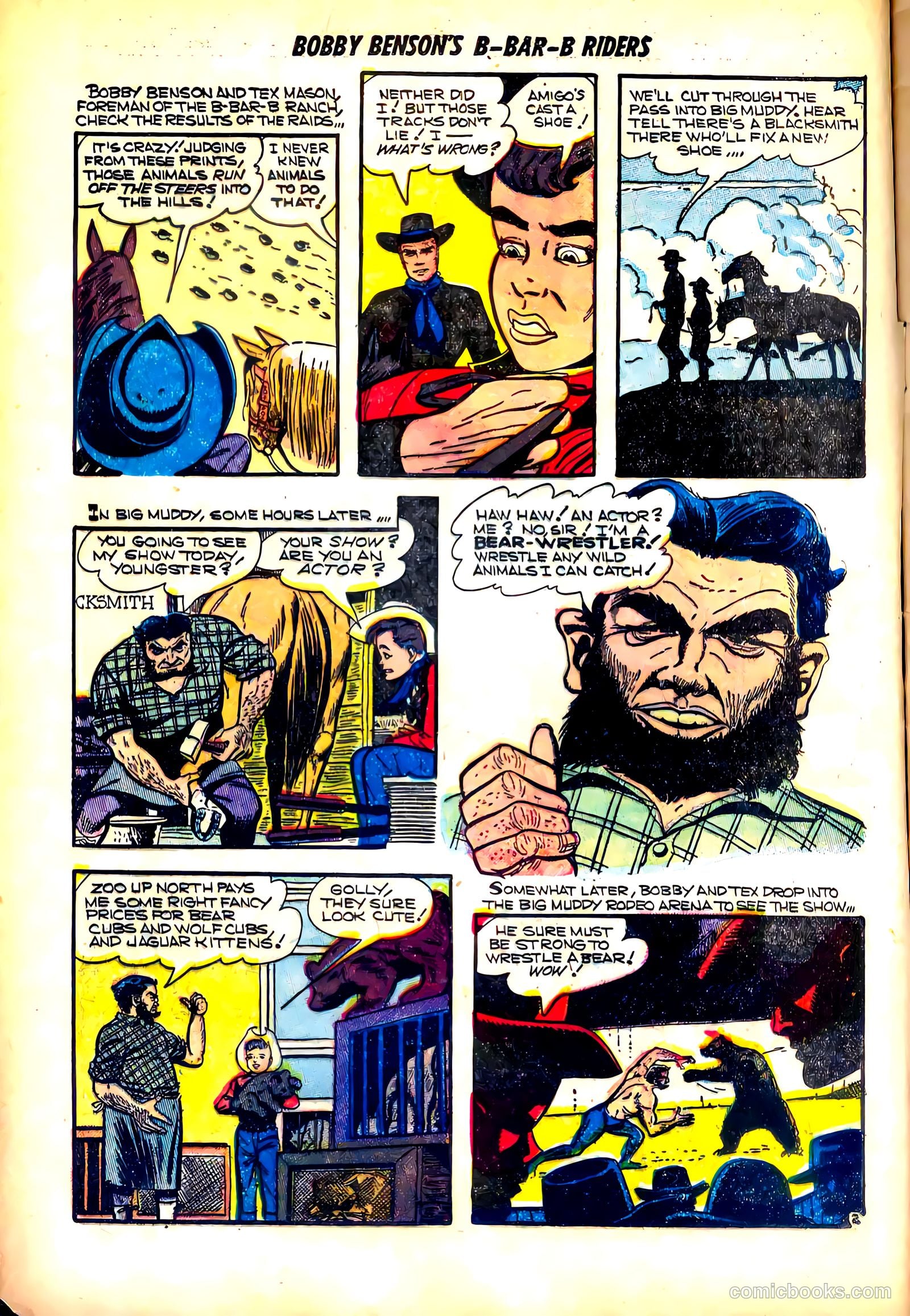 Bobby Benson's B-Bar-B Riders #17 (1952) — page 4 of 36