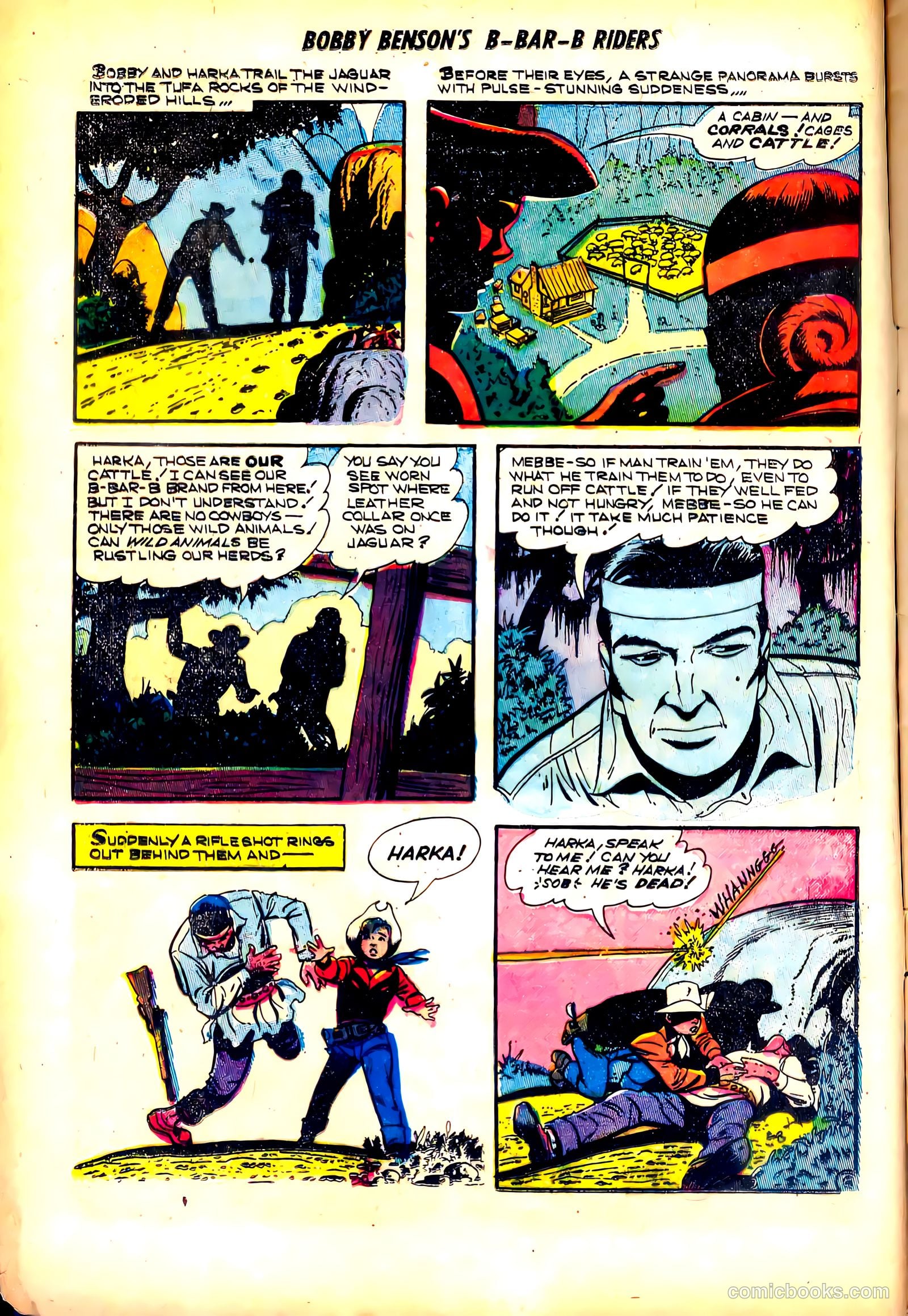 Bobby Benson's B-Bar-B Riders #17 (1952) — page 8 of 36