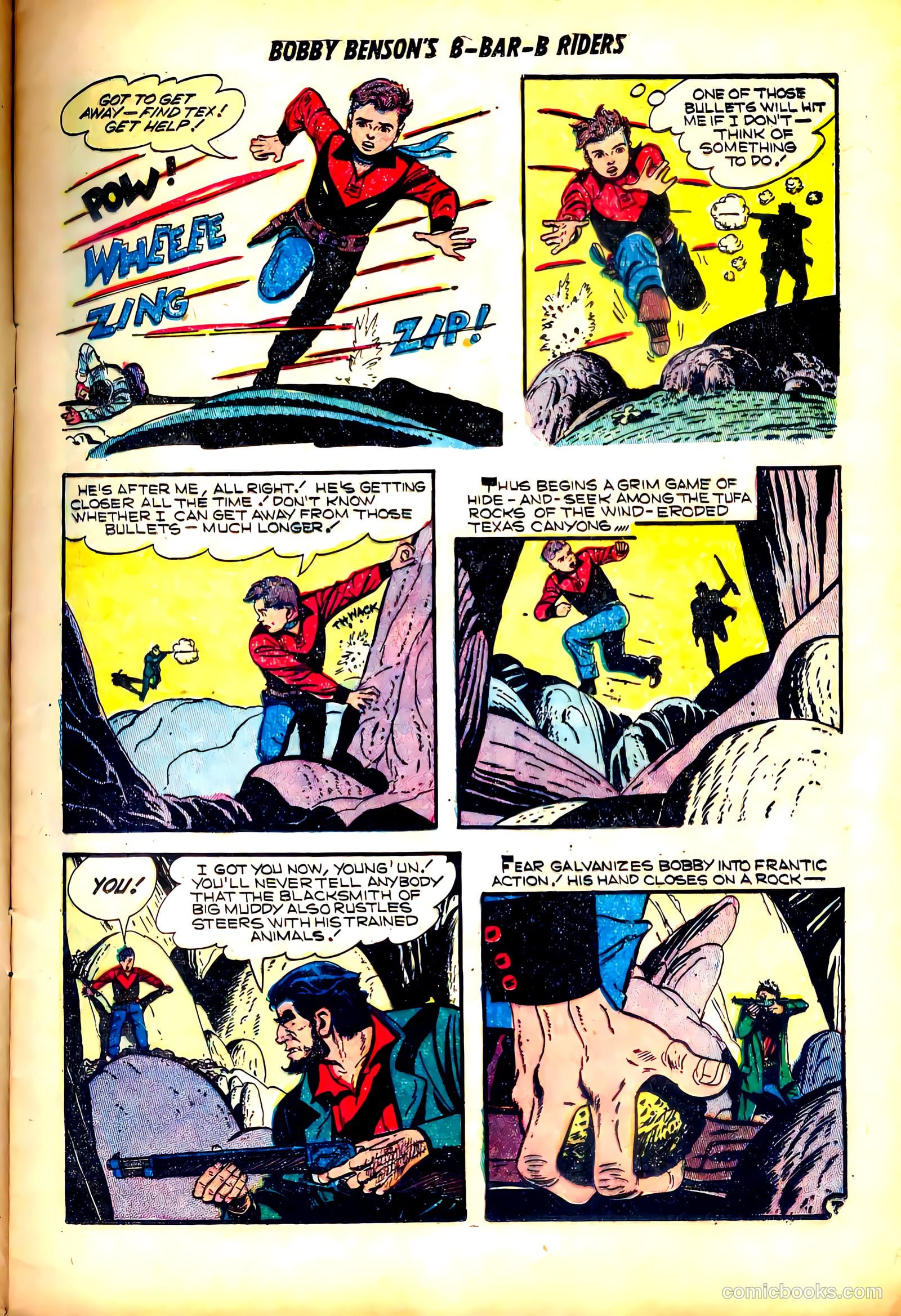 Bobby Benson's B-Bar-B Riders #17 (1952) — page 9 of 36