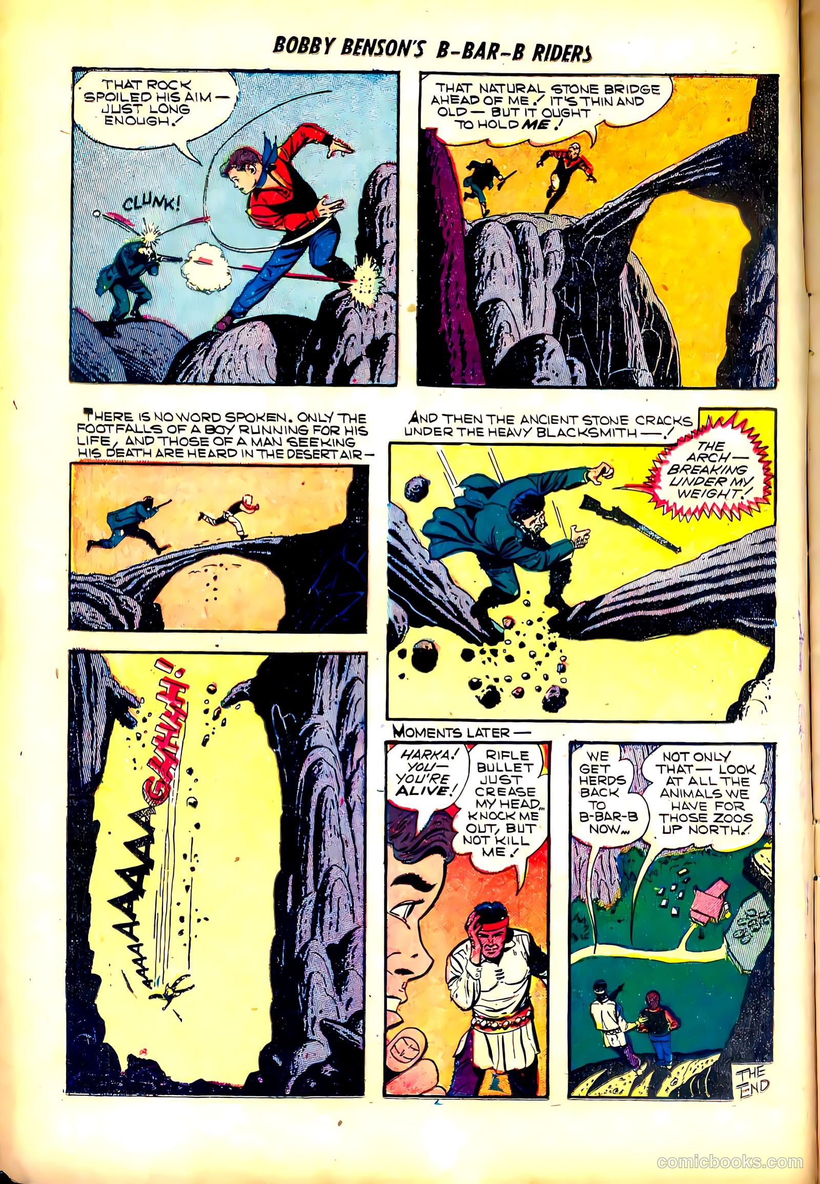 Bobby Benson's B-Bar-B Riders #17 (1952) — page 10 of 36
