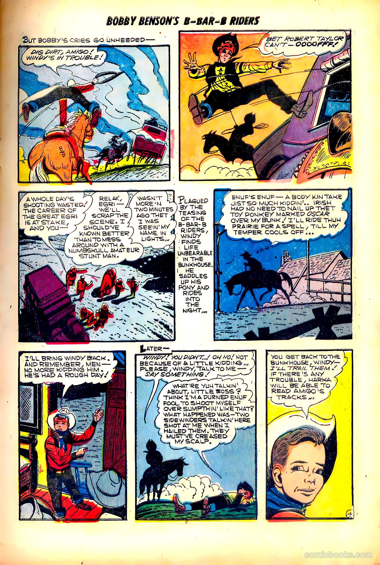 Bobby Benson's B-Bar-B Riders #17 (1952) — page 15 of 36