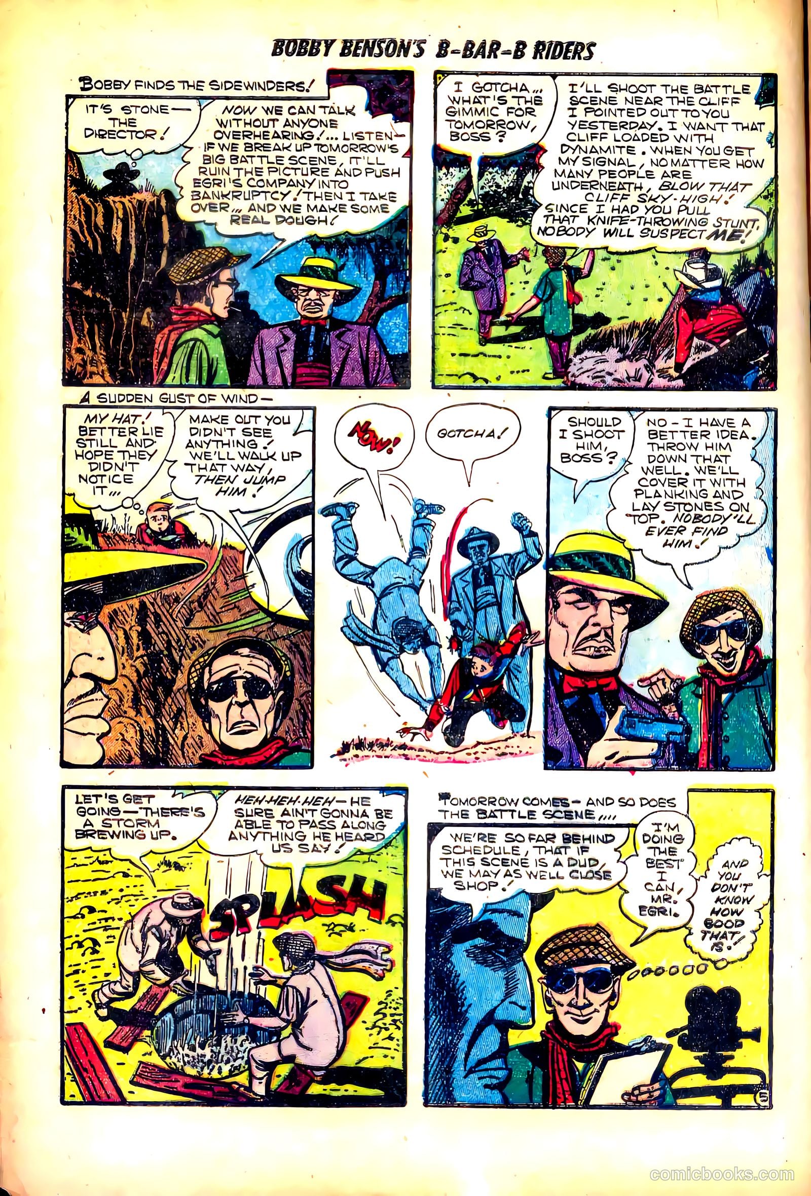 Bobby Benson's B-Bar-B Riders #17 (1952) — page 16 of 36