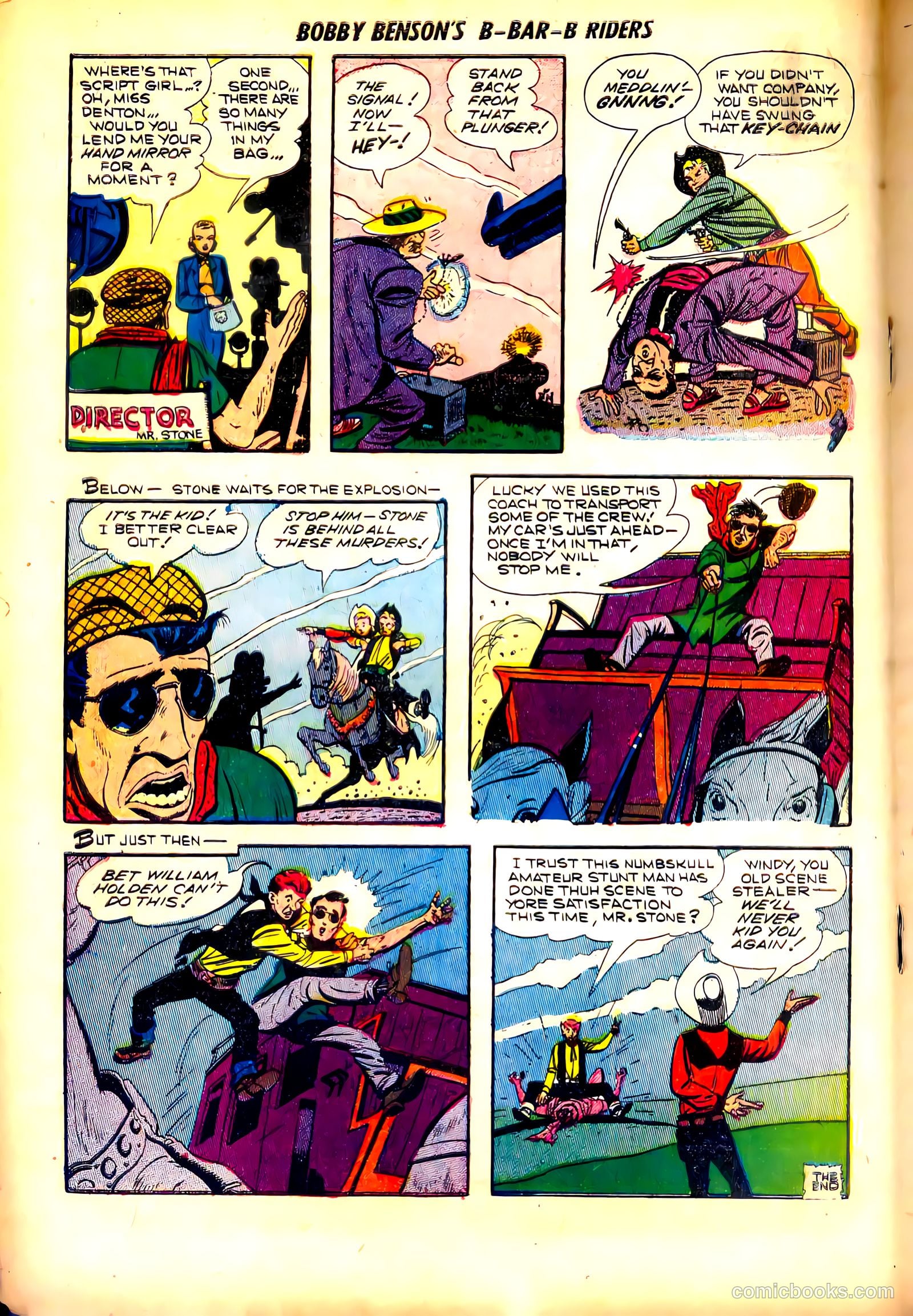 Bobby Benson's B-Bar-B Riders #17 (1952) — page 18 of 36