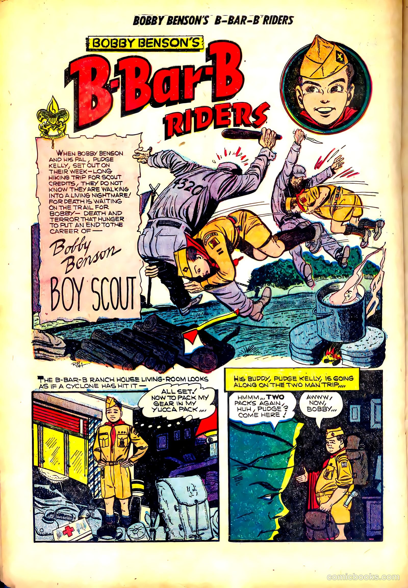 Bobby Benson's B-Bar-B Riders #17 (1952) — page 20 of 36