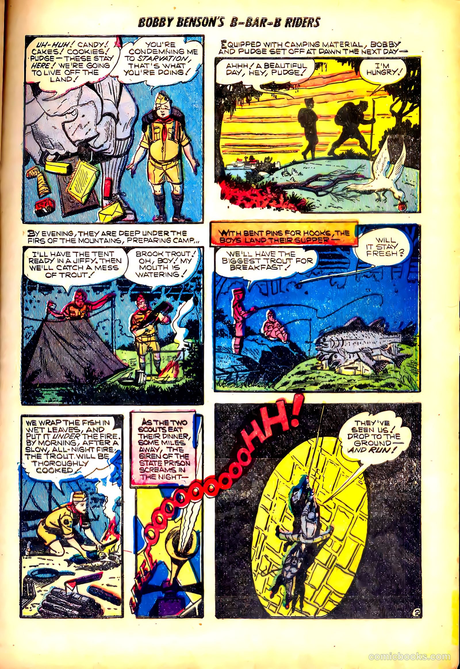 Bobby Benson's B-Bar-B Riders #17 (1952) — page 21 of 36