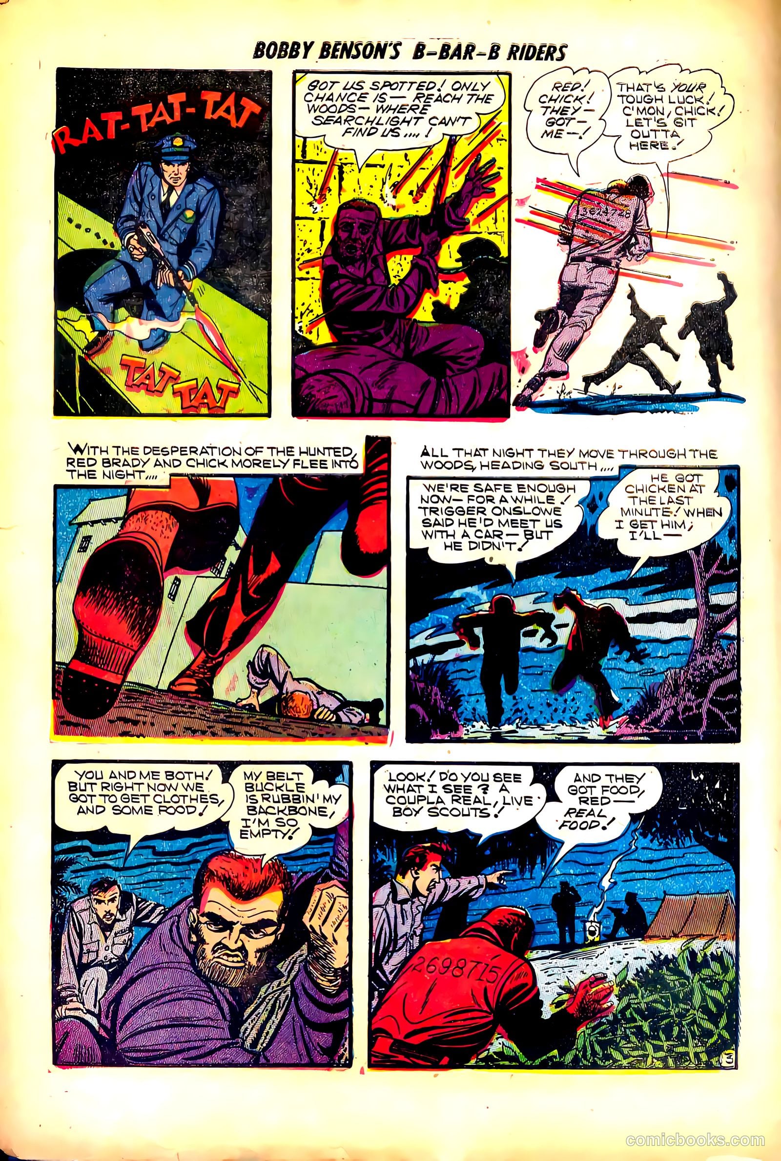 Bobby Benson's B-Bar-B Riders #17 (1952) — page 22 of 36