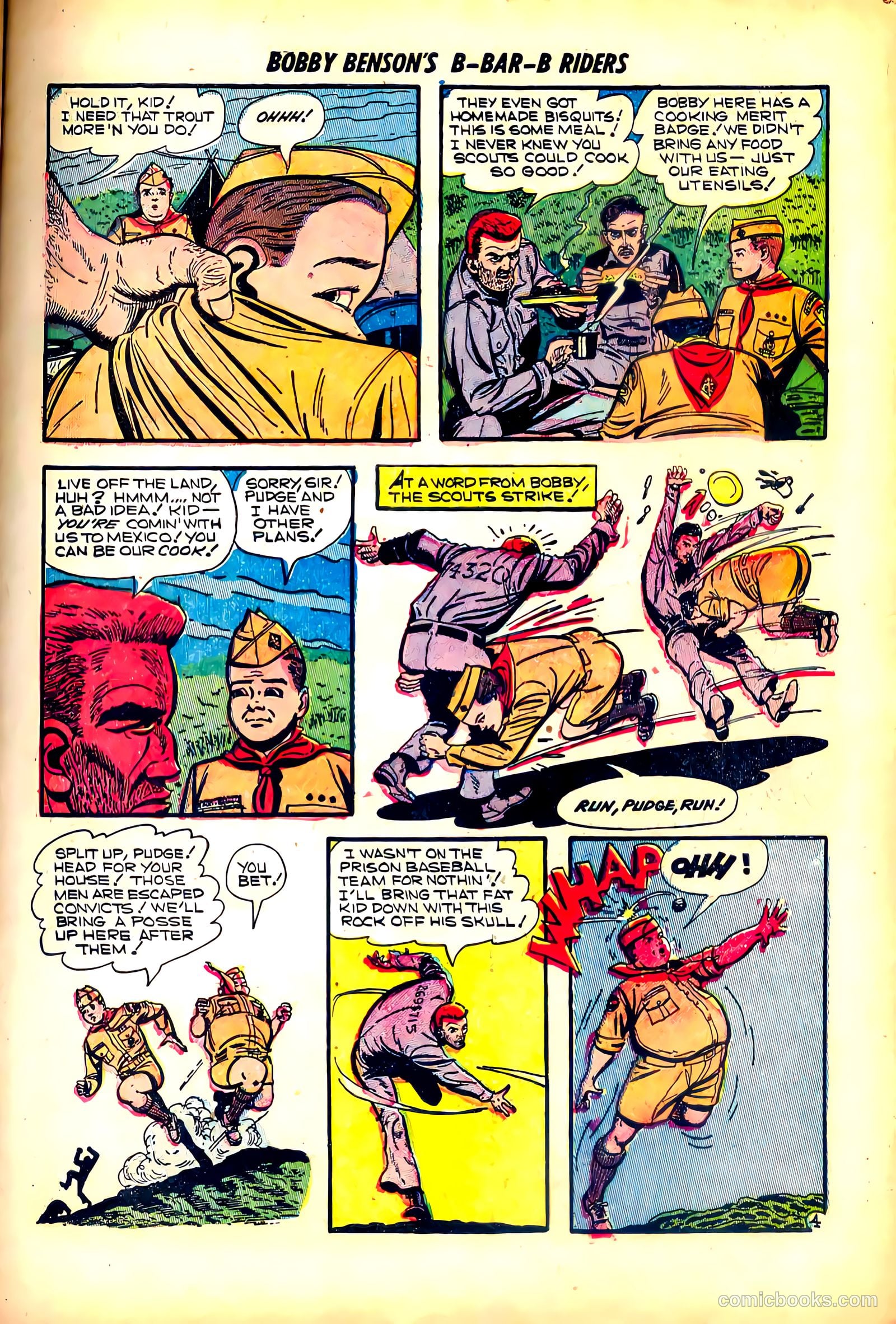 Bobby Benson's B-Bar-B Riders #17 (1952) — page 23 of 36
