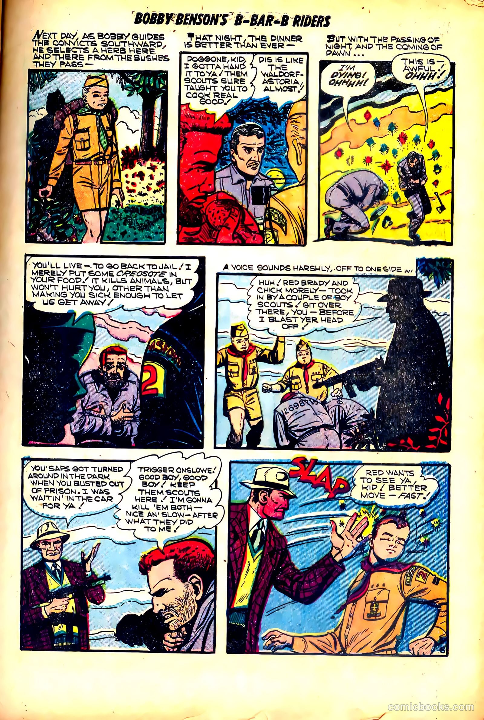 Bobby Benson's B-Bar-B Riders #17 (1952) — page 25 of 36