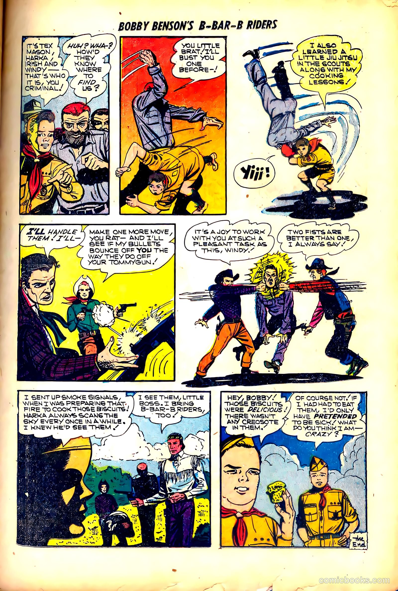Bobby Benson's B-Bar-B Riders #17 (1952) — page 27 of 36