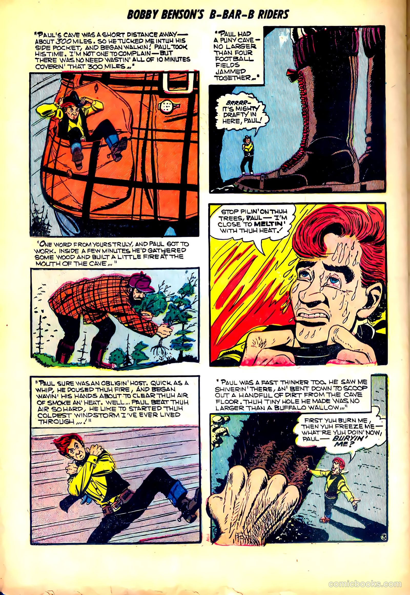 Bobby Benson's B-Bar-B Riders #17 (1952) — page 30 of 36